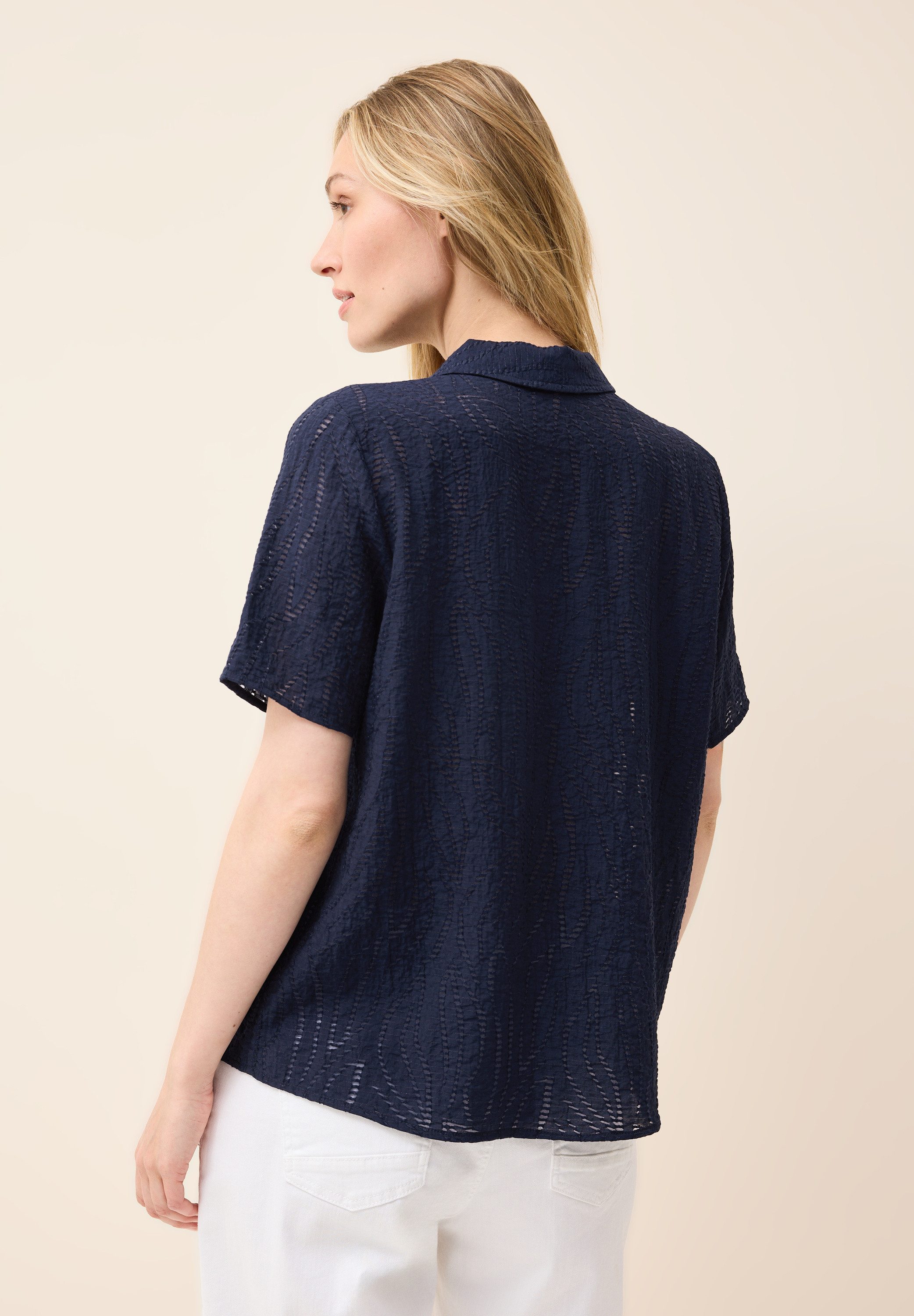 CECIL Hemdbluse mit leichtem Struktur Muster günstig online kaufen