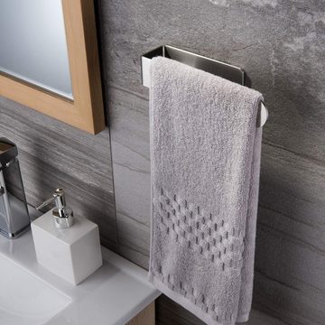 yozhiqu Handtuchregal Handtuchhalter – Selbstklebender Handtuchhalter zur Wandmontage, Ideal für Badezimmerhandtücher mit elegant gebürsteter Oberfläche.