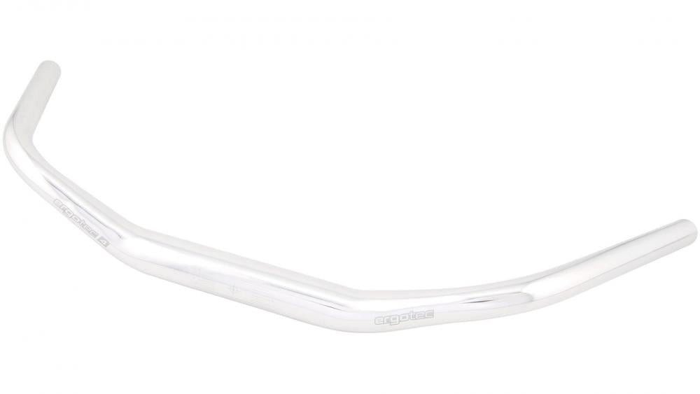 Fahrradlenker Ergotec Lenker Moon Cruiser Ø 31,8 mm 610 mm Höhe 55 mm 60° silber