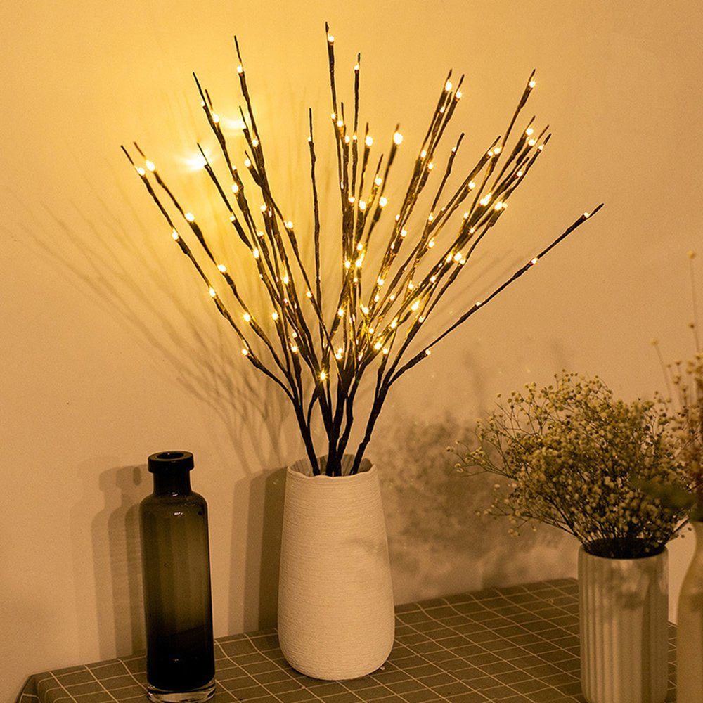 Weihnachtsbaum-Zweig-Lichter,festliche Jormftte Lichter Stripe LED