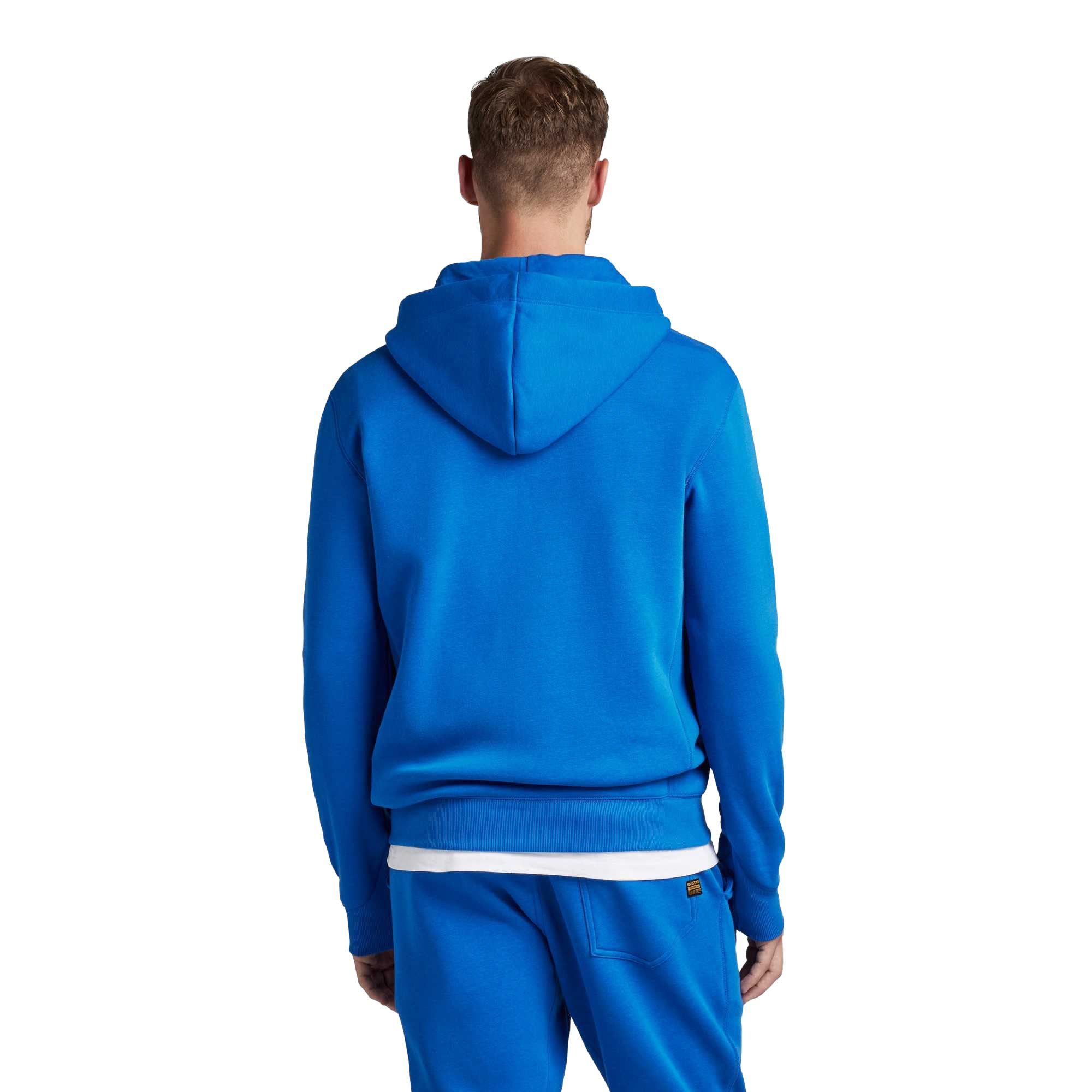Sweatshirt Sweat-Jacke Blau G-Star RAW Core, (Lapis Premium Herren - Loungewear Blue)