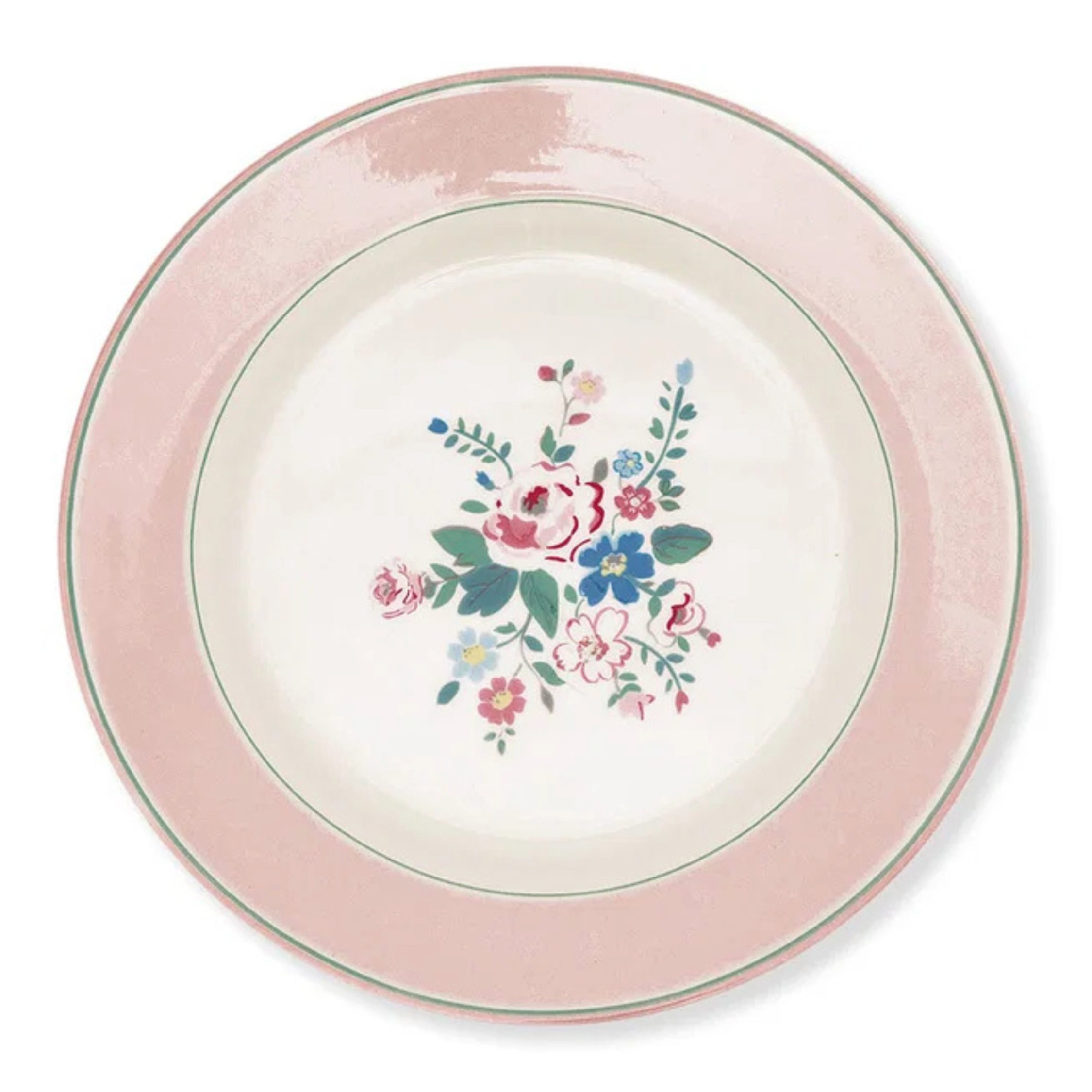 Greengate Frühstücksteller GreenGate Frühstücksteller Inge-Marie Hellrosa