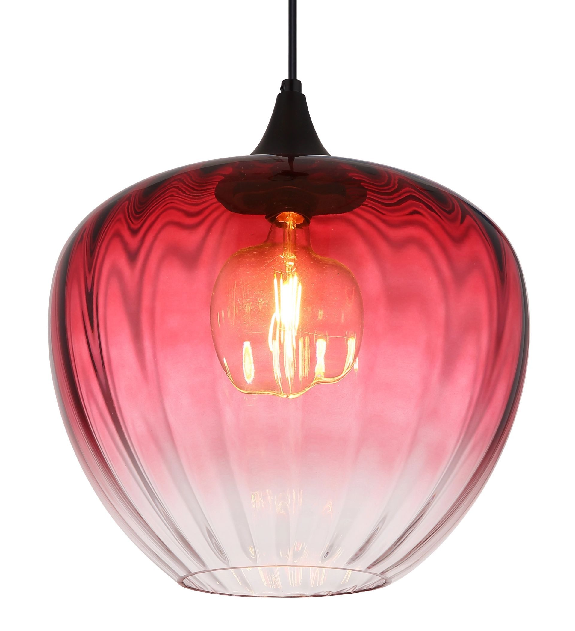 GLOBO LIGHTING Pendelleuchte SANDER, ohne Leuchtmittel, Gläser, Hängeleuchte, Wohnzimmer, Esstisch