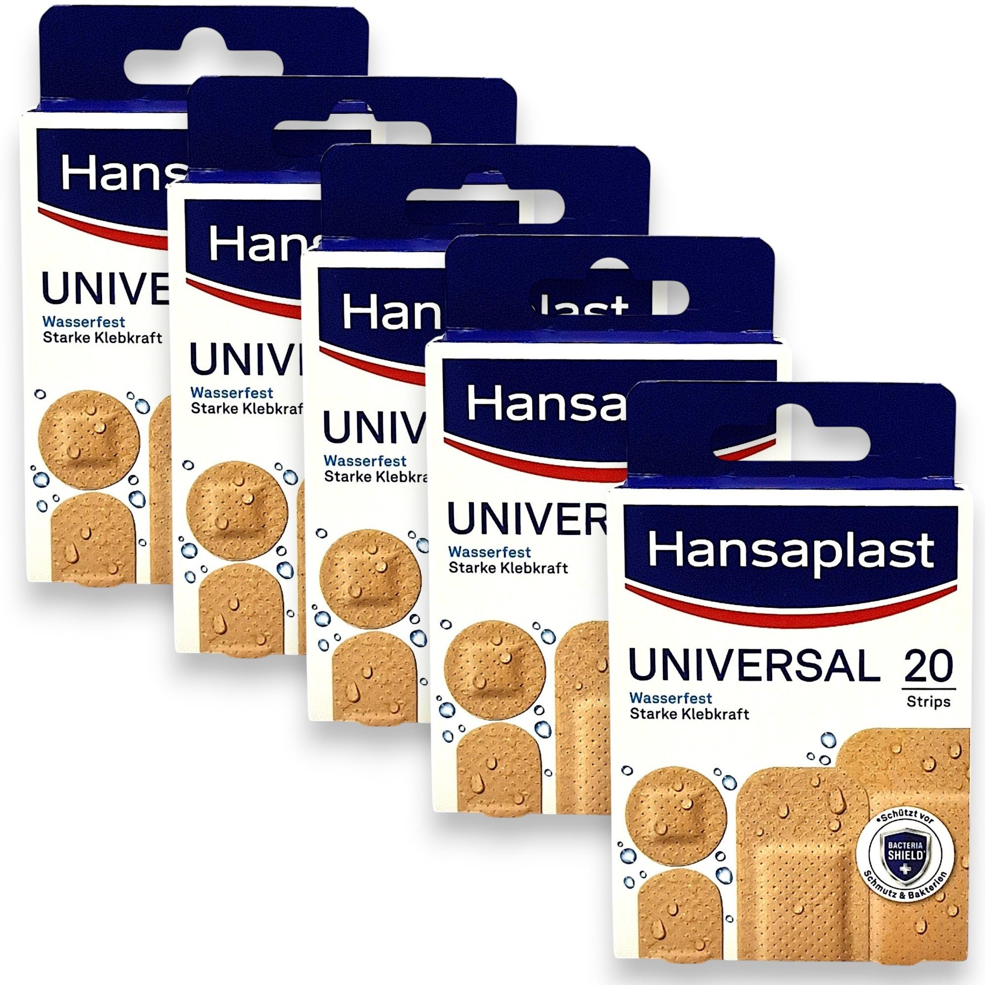 Hansaplast Wundpflaster 5x Hansaplast Universalstrips 5x 20 Stück