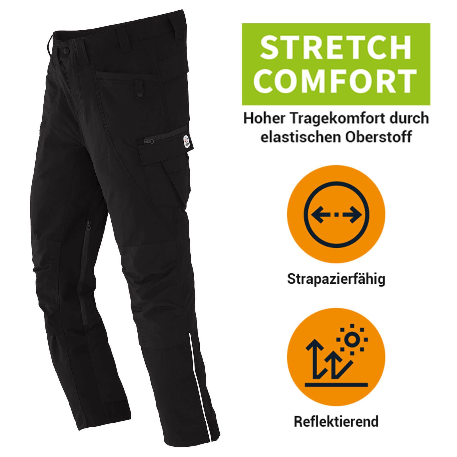 Terrax Workwear Arbeitshose 20589 Herren Bundhose für die Arbeit im sportlichen Look mit Details