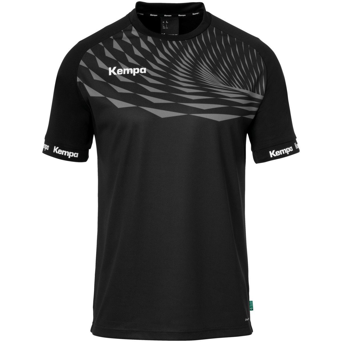 Kempa T-Shirt Wave 26 (100% Polyester) schwarz/anthrazit Herren günstig online kaufen