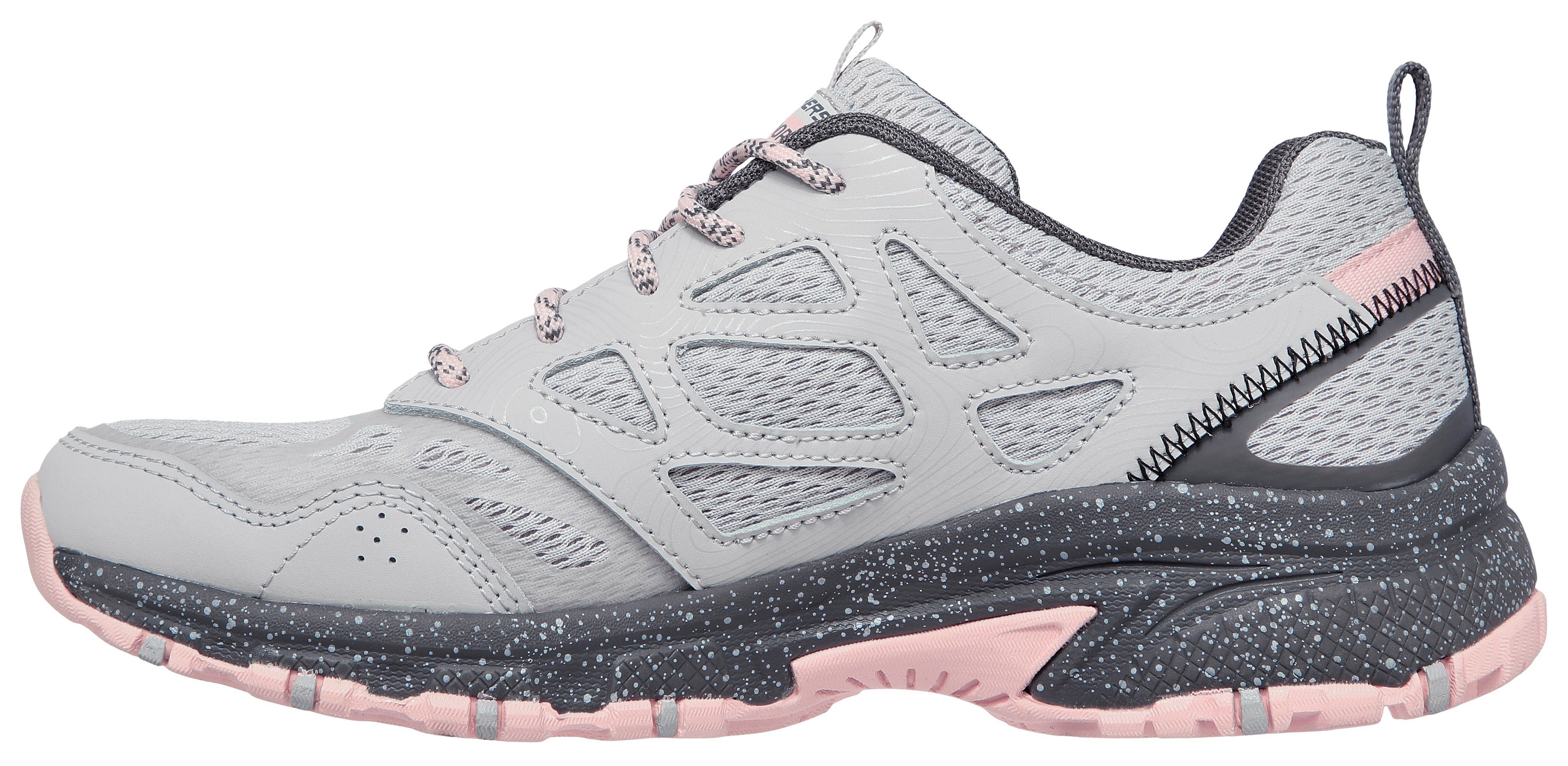 Skechers im HILLCREST grau-pink ESCAPADE Sneaker PURE Materialmix