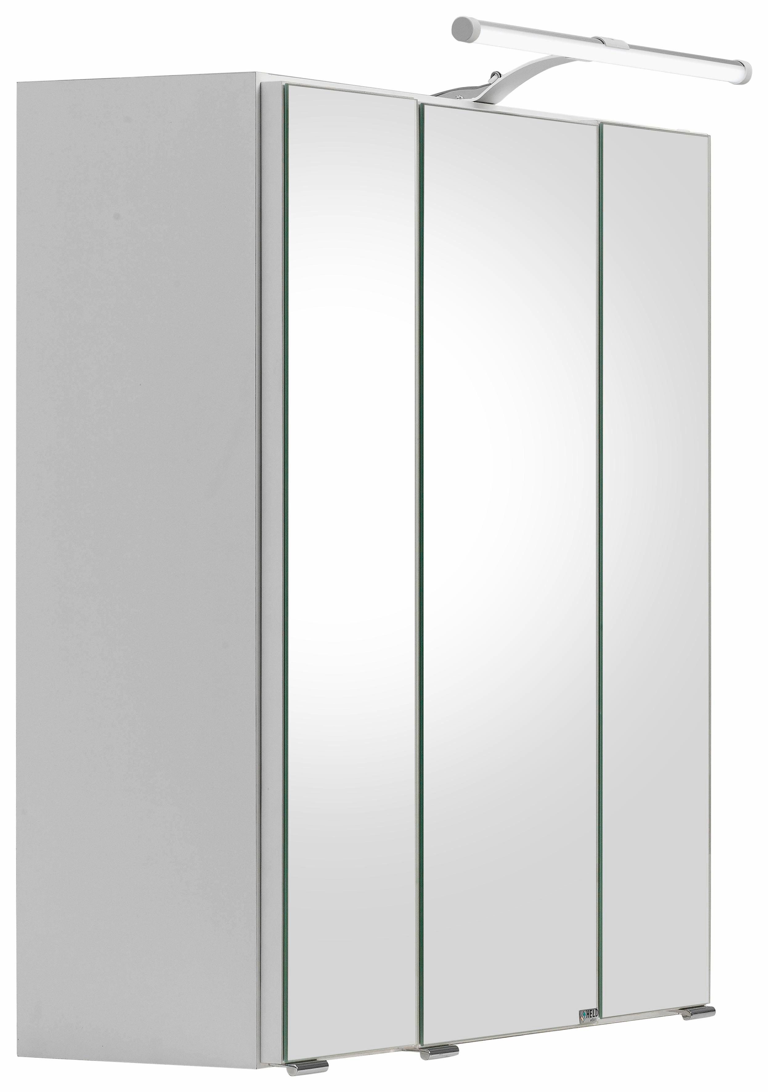 HELD MÖBEL Spiegelschrank Portofino mit LED-Beleuchtung, Pflegeleichte  Oberfläche | Waschbeckenunterschränke