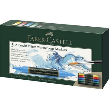 Faber-Castell Aquarellstifte Faber-Castell Albrecht Dürer Aquarellmarker - 5er Etui