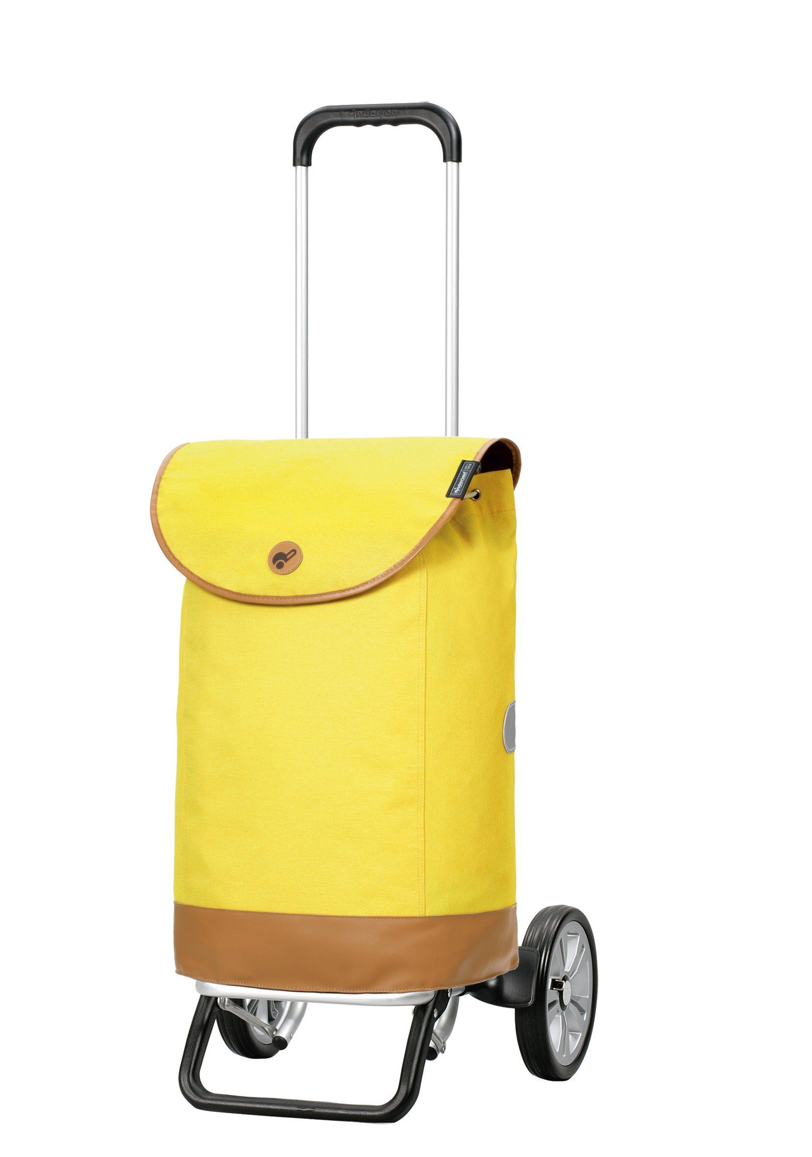 Andersen Ersatzräder-Set Für Alu Star Einkaufstrolley – 200 Mm, Silber, 2 Stück