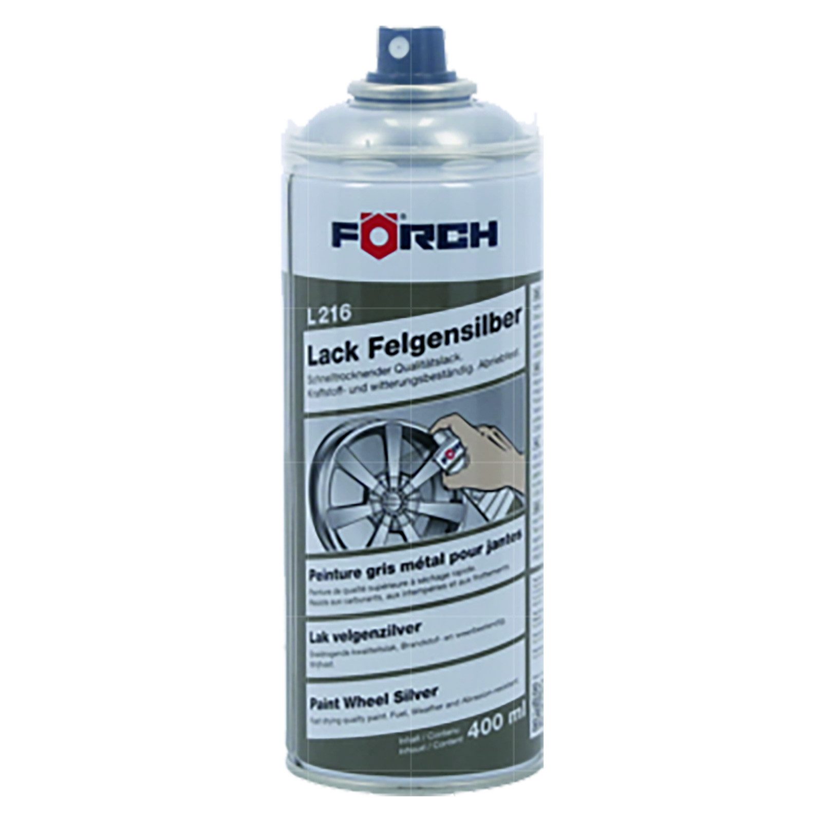 FÖRCH Lack Lack Felgensilber L216 - 0.4 Ltr