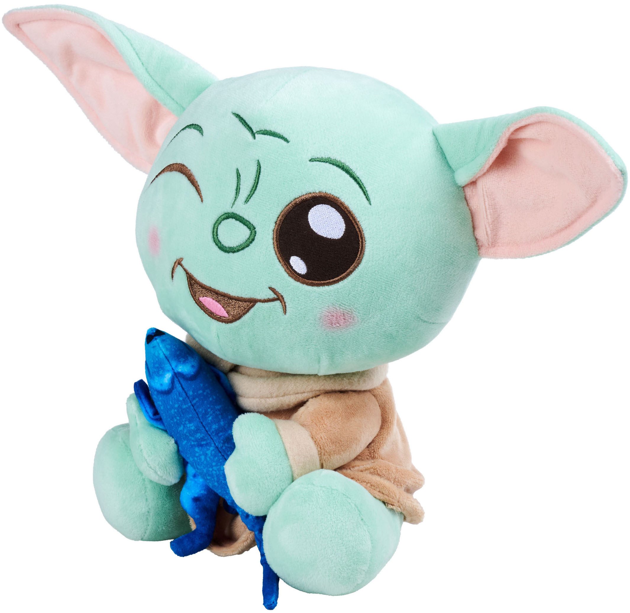 SIMBA Plüschfigur Star Wars Grogu mit Eidechse, 25 cm