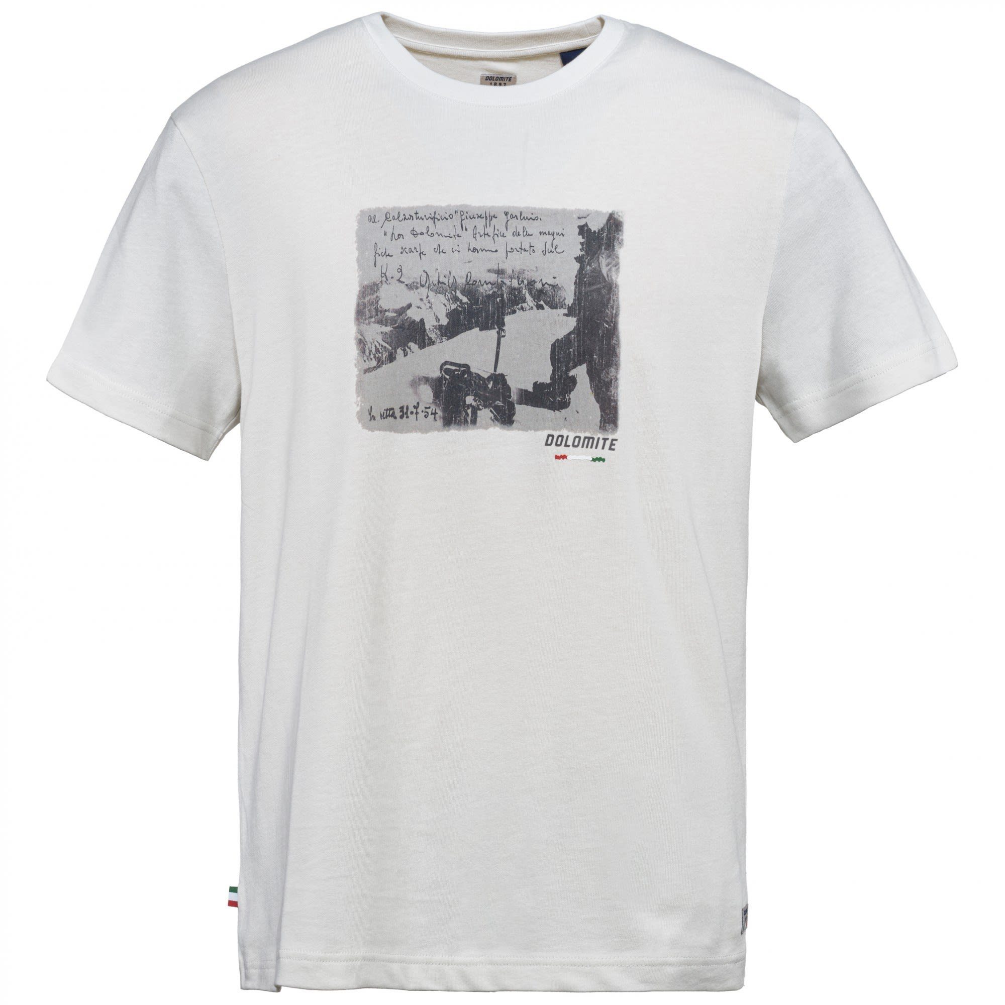 Dolomite T-Shirt Dolomite M Expedition Herren Graphic Beige T-shirt Puritan Tec