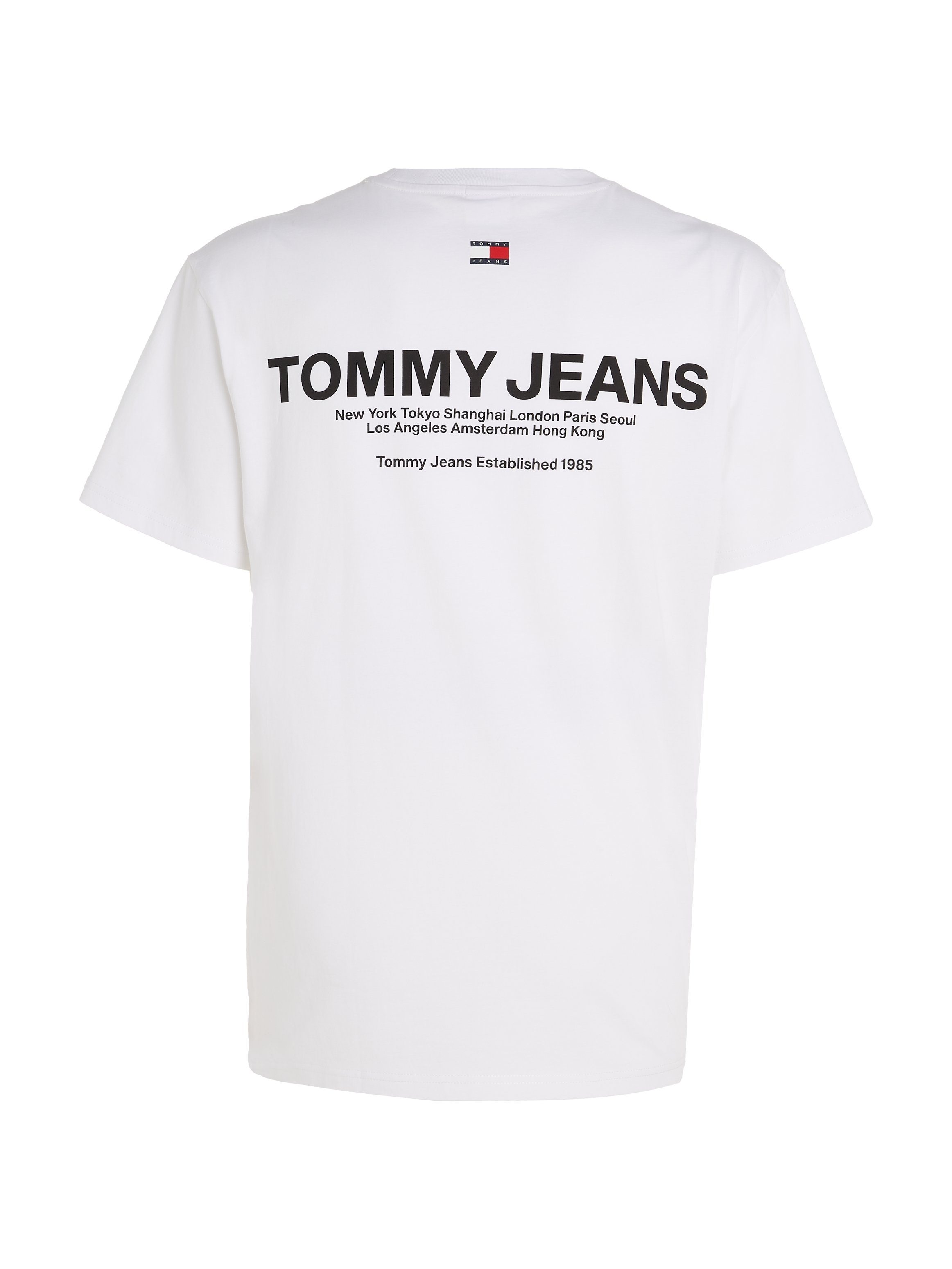 TEE LINEAR TJM Jeans PRINT BACK White T-Shirt Tommy CLSC