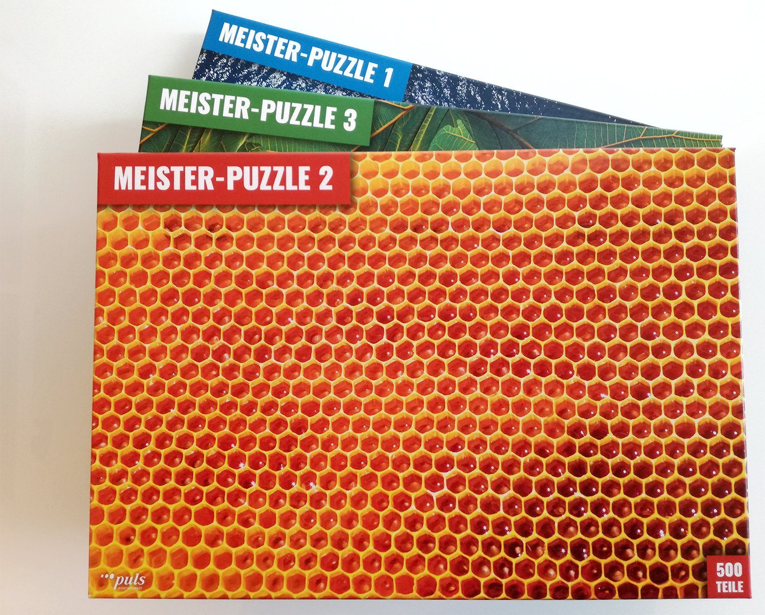 Puzzle puls Meister-Puzzle 500 Puzzleteile Waben, entertainment 2: