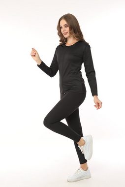 herémood T-Shirt & Langarmshirt Damen-Zipper Langarm Sauna-T-Shirt/Thermo-Sauna/Workout Body Shaper