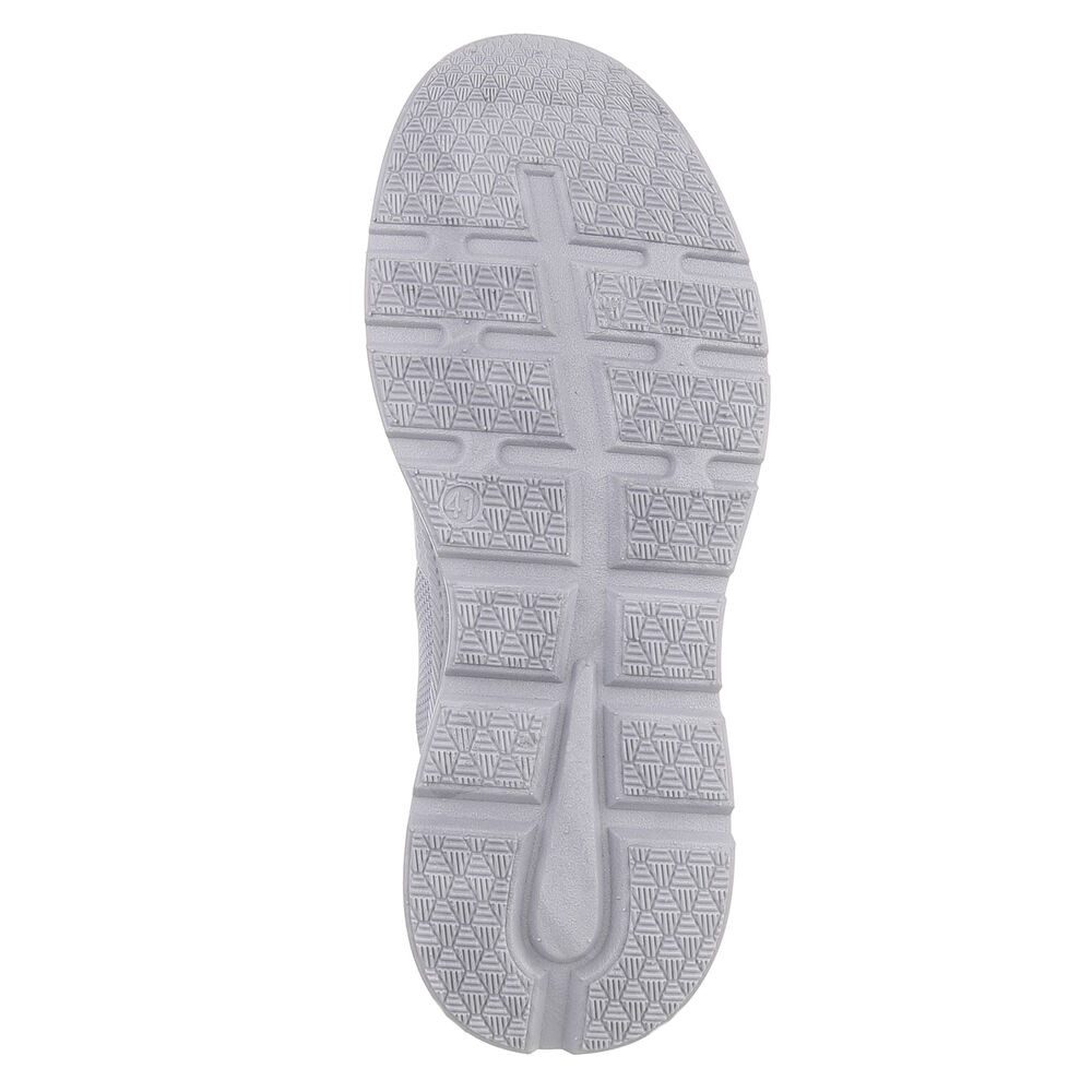 Coolwalk Herren Slip-On Sneaker Knit mit Profilsohle Slipper (91563625) Flach Sneakers in Grau