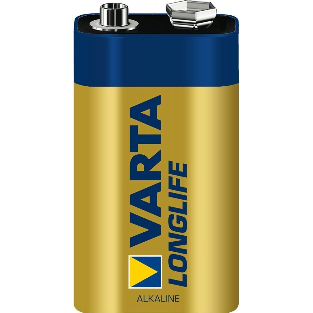 20er VARTA E-Block Longlife Alkaline-Batterie - Batterie Pack blau/gold -