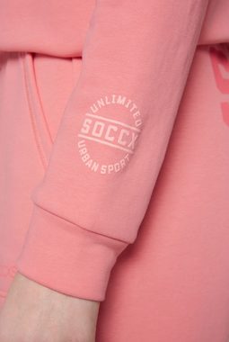 SOCCX Kapuzensweatshirt mit Baumwolle