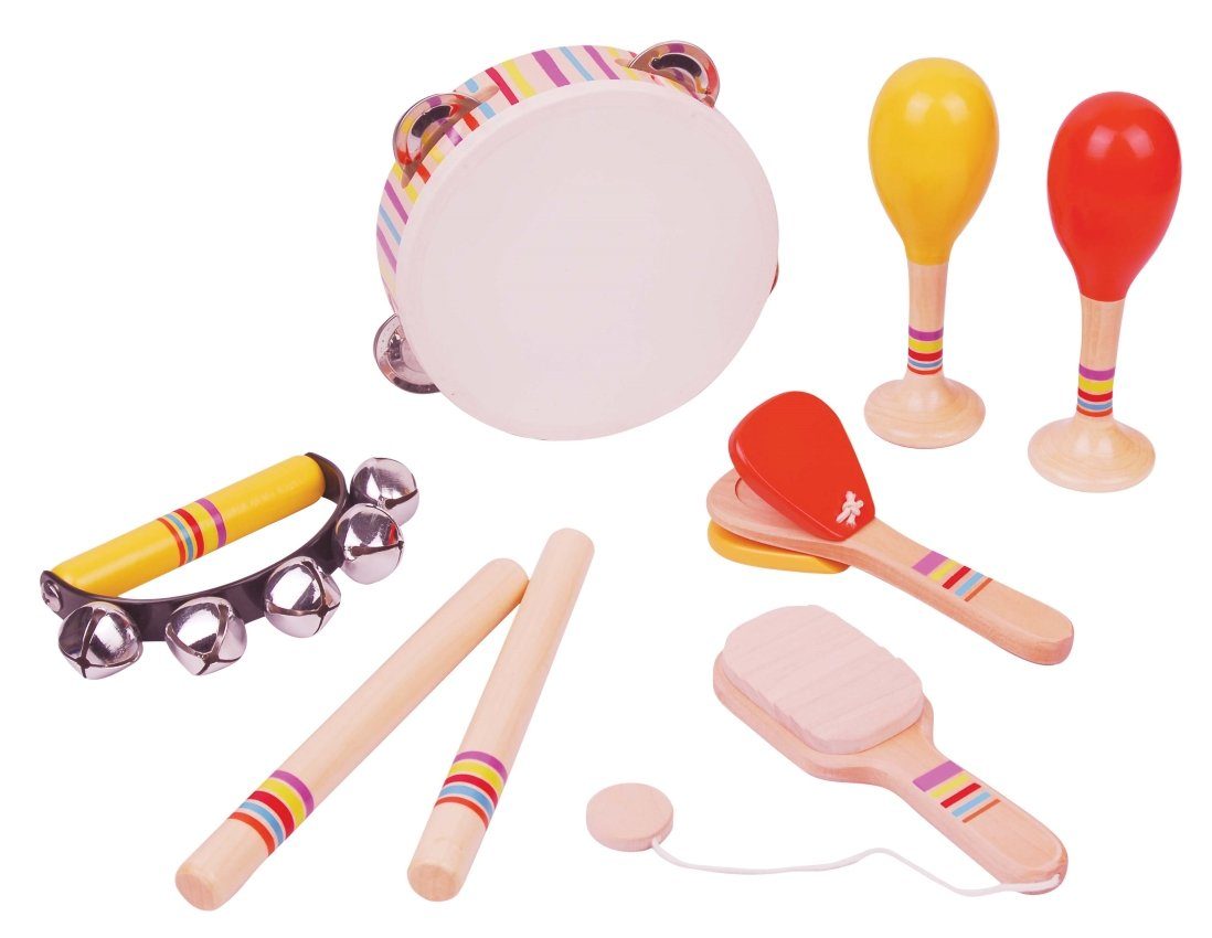 Spielzeug-Musikinstrument 21003 Holzspielzeug Instrumenten Set - First Musical