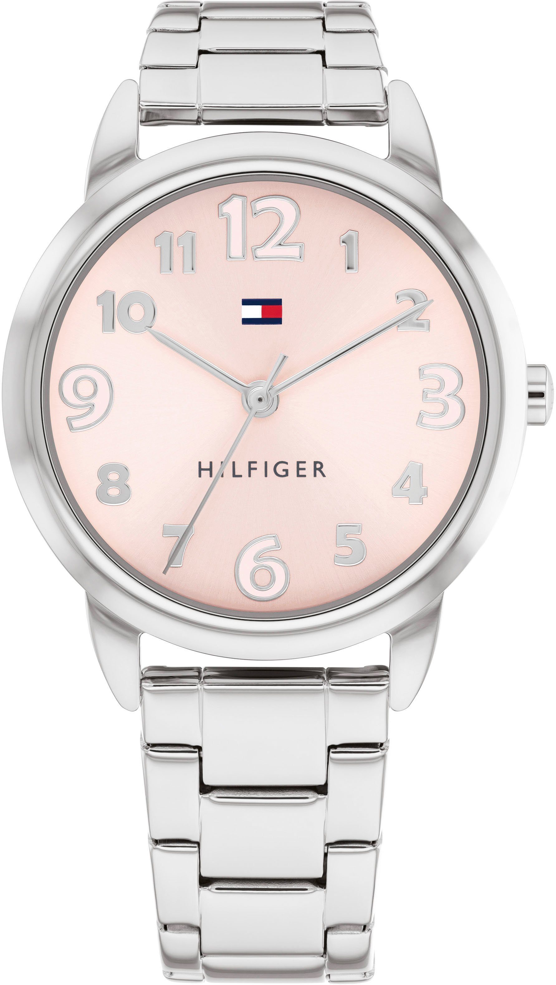 Tommy Hilfiger Quarzuhr GIRLS 1720045, Kinderuhr, Armbanduhr, Mädchen, Geschenkidee, Geburtstag, Schulanfang