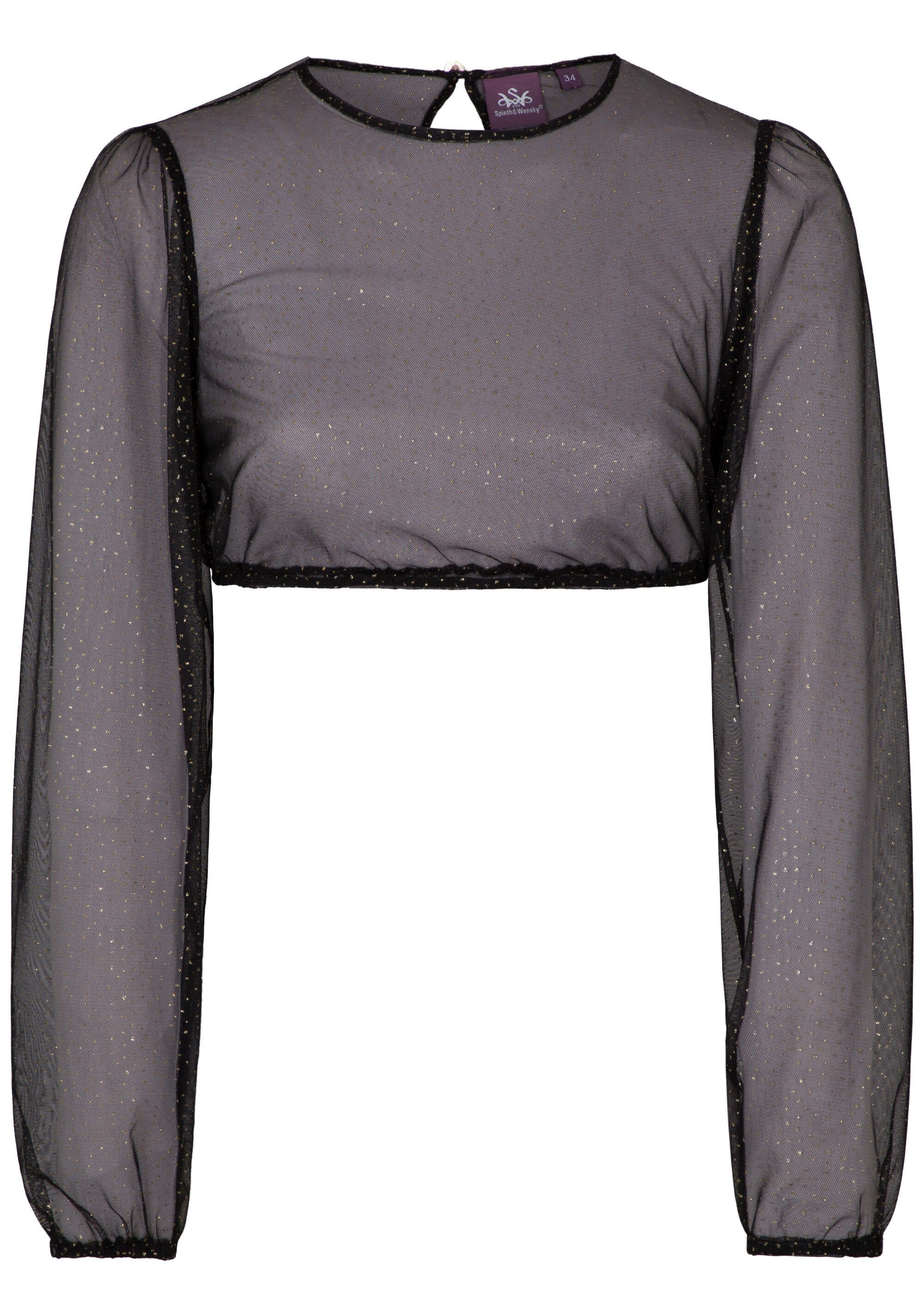 Spieth & Wensky Dirndlbluse Grain (1-tlg) elastischer Bund günstig online kaufen