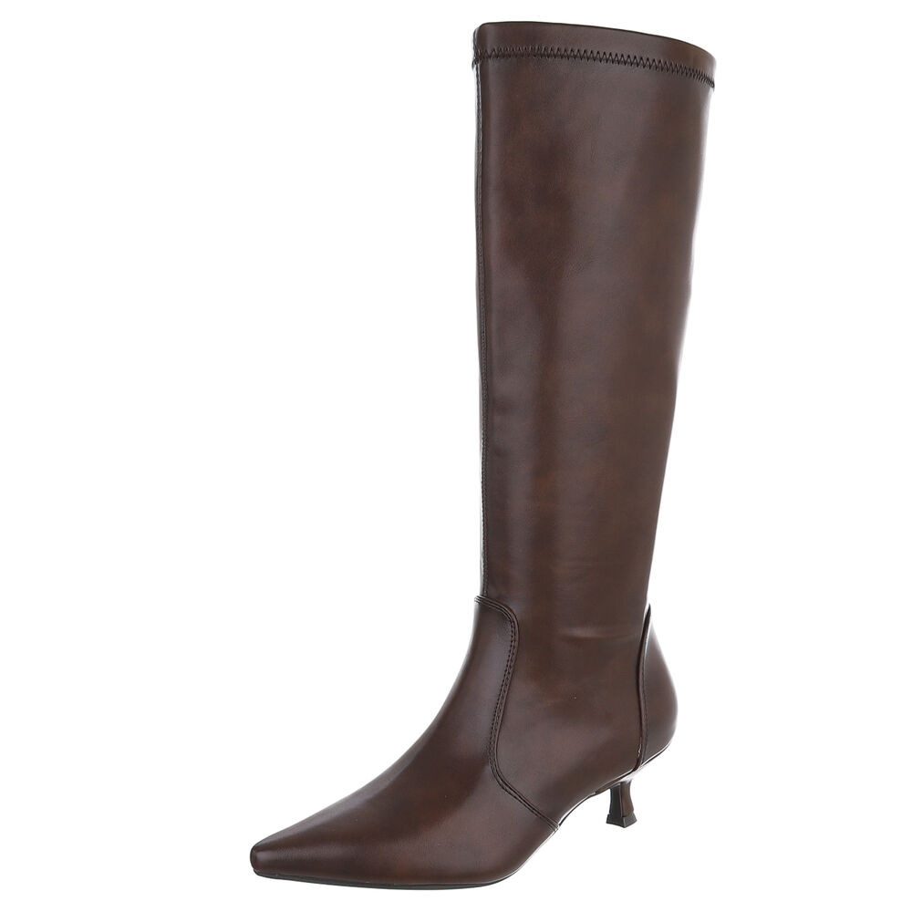 Ital-Design Elegante Stiefel mit Blockabsatz für Damen im Alltag Stiefel (9 günstig online kaufen