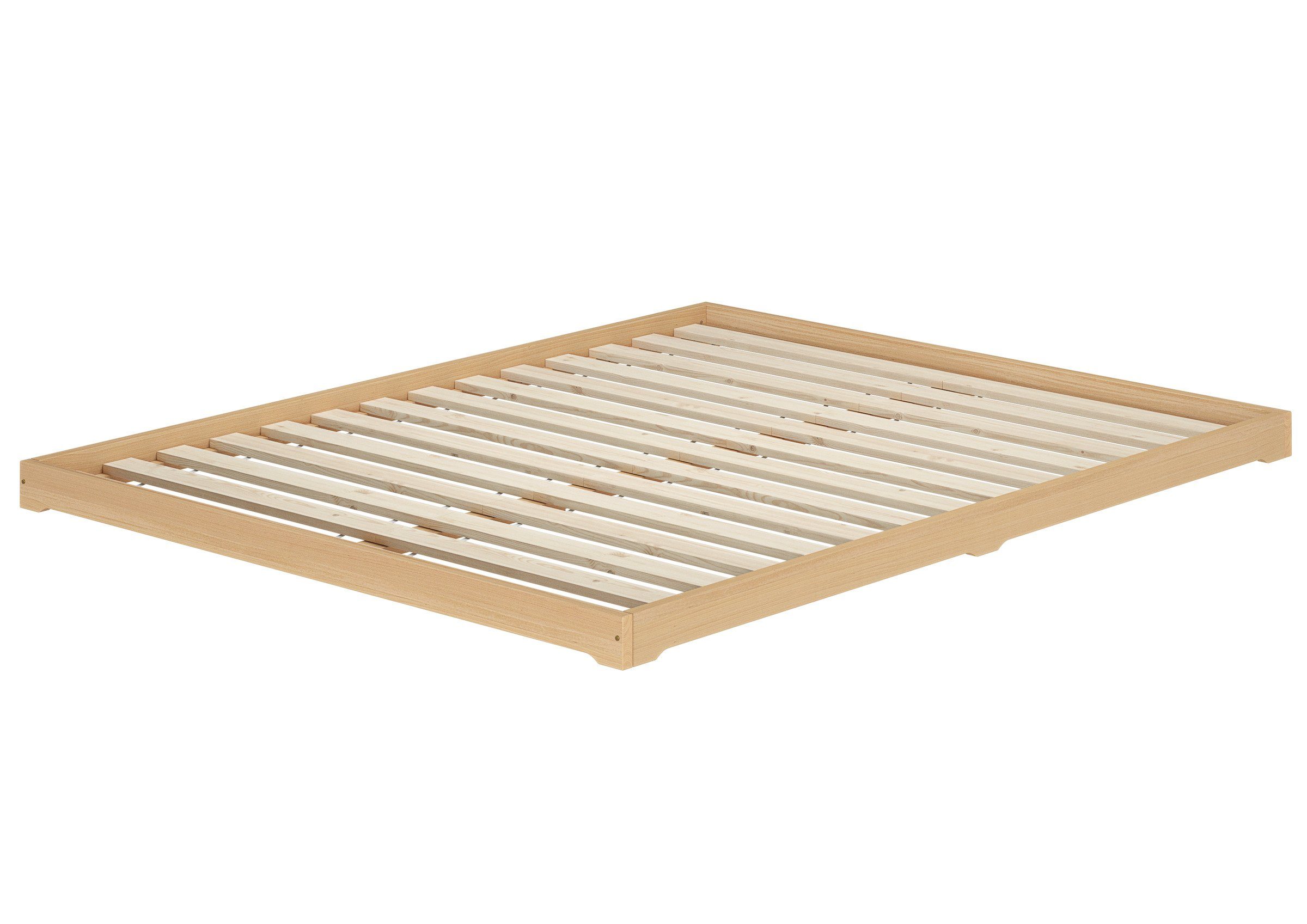 ERST-HOLZ Bett Breites Bodenbett Doppelbett Buche günstig online kaufen