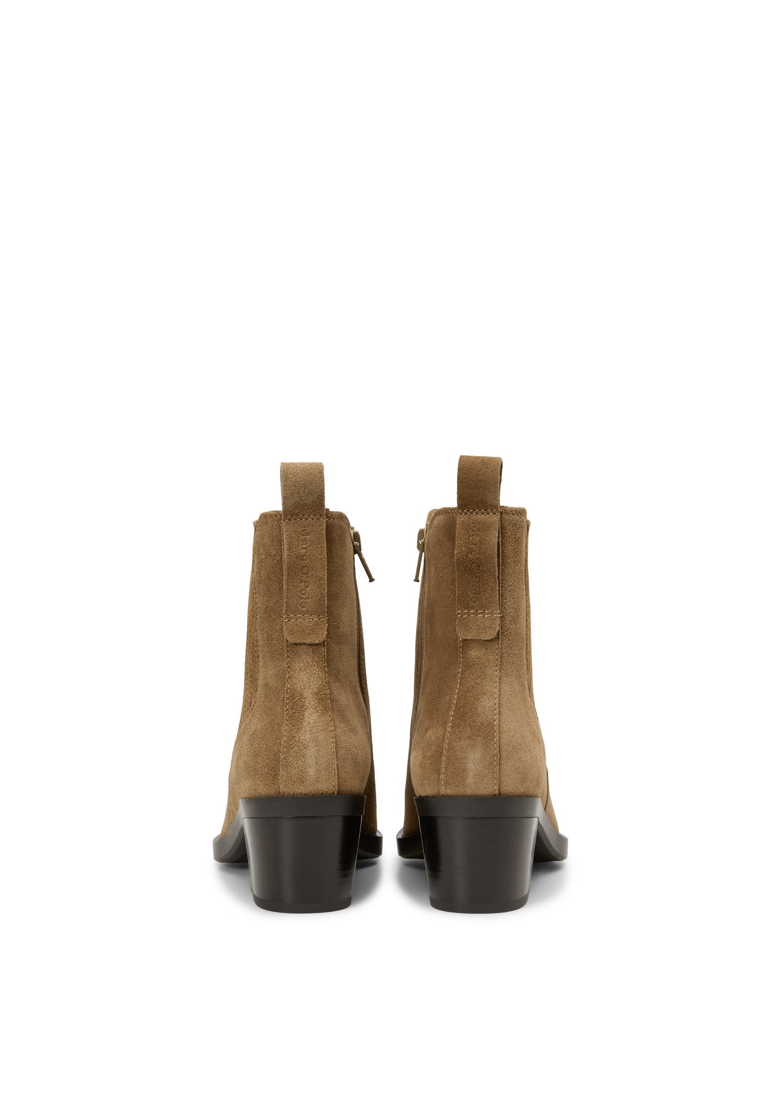 Marc O'Polo LUNA Westernstiefelette Chelseaboots, Blockabsatz, mit Reißvers günstig online kaufen