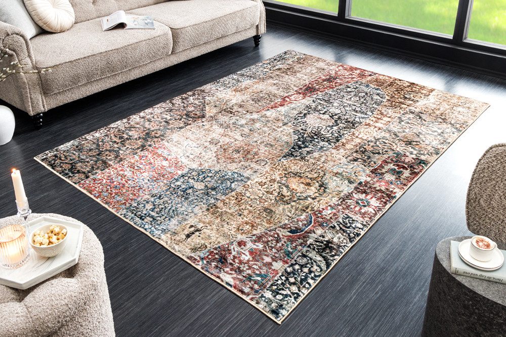 riess-ambiente Designteppich LEGENDS 230x160cm bunt · Kurzflor-Teppich im modernen Design, rechteckig, Höhe: 8 mm, Wohnzimmer · Fußbodenheizung-geeignet · Indoor · Grafikmuster