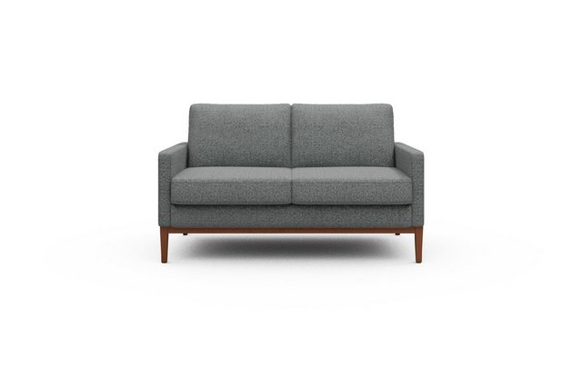 moebelfaktor Sofa Bodo 2-Sitzer, Retro-Design, elegante Linien, stabile Hol günstig online kaufen