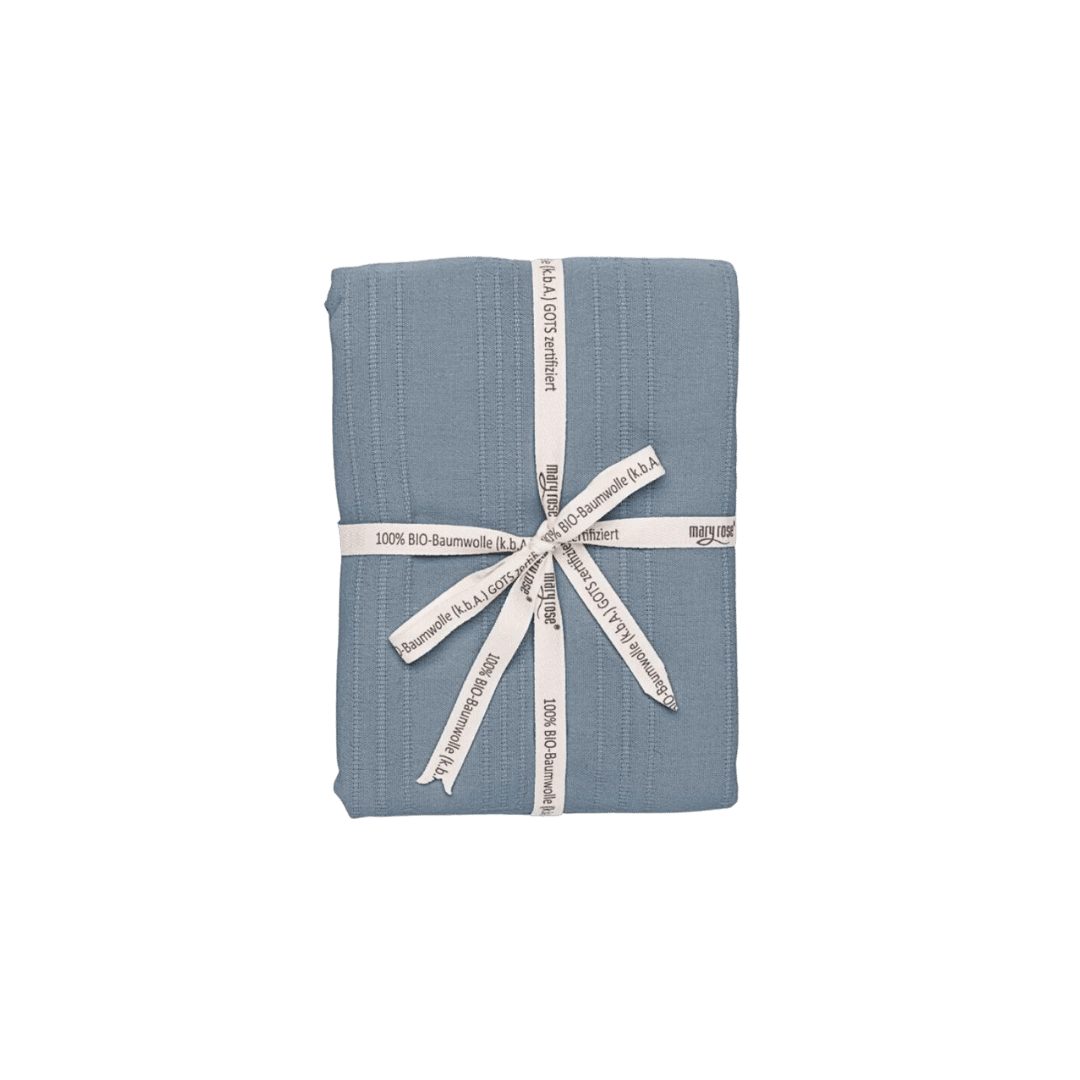 mary rose Tagesdecke Bio Tagesdecke Solid One Hellblau 260x210 cm