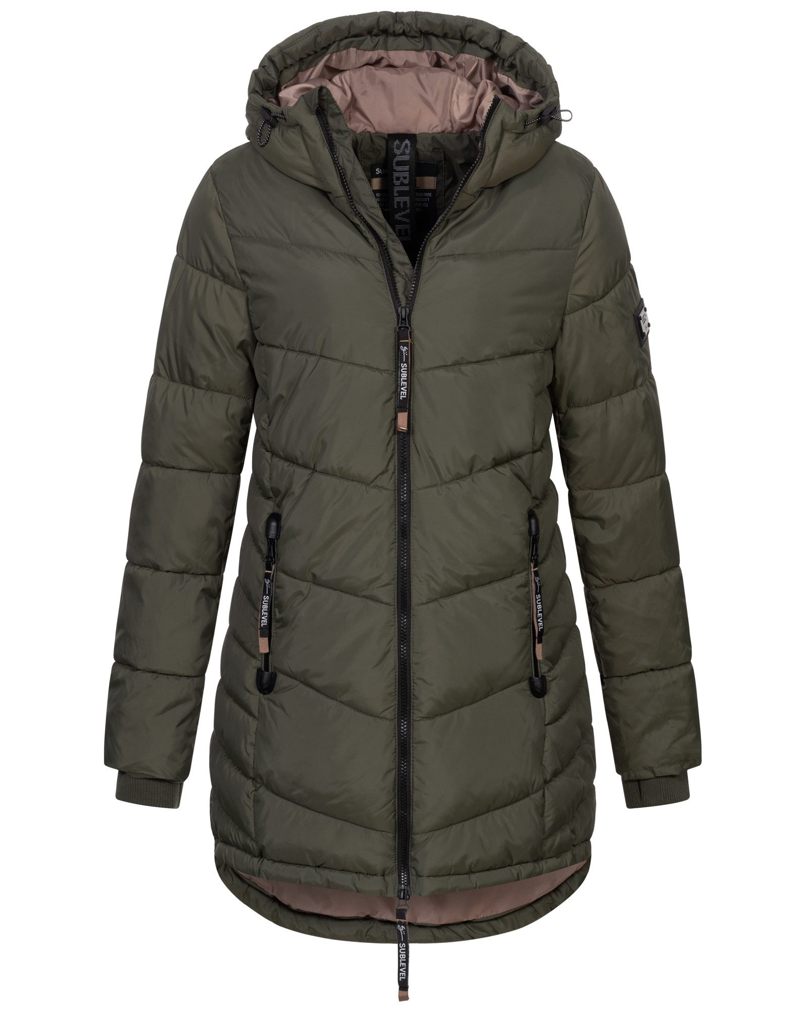 SUBLEVEL Steppjacke Damen Winter Jacke Mantel günstig online kaufen