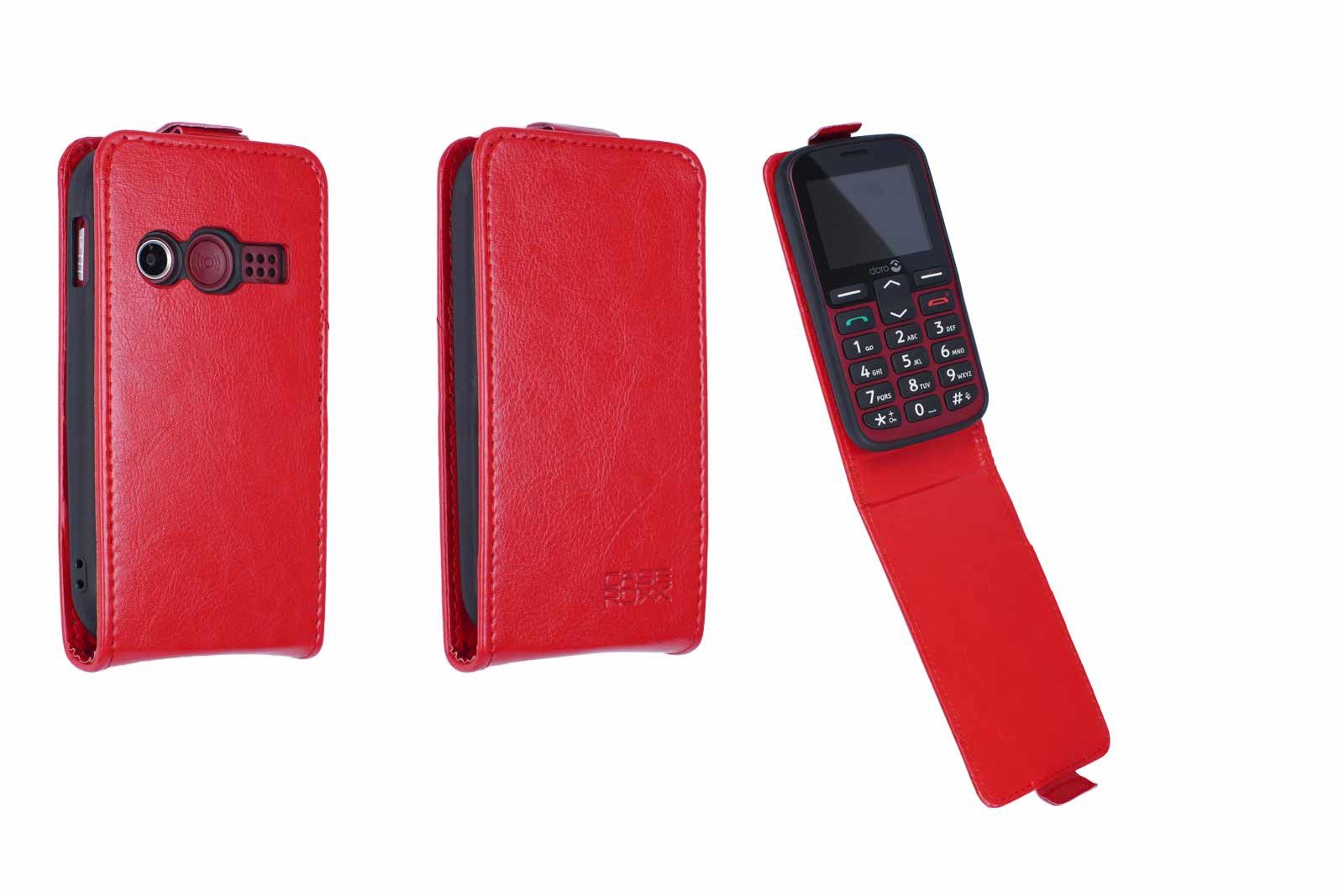 Handytasche caseroxx Handytasche Flip Cover für Doro 1380/1381