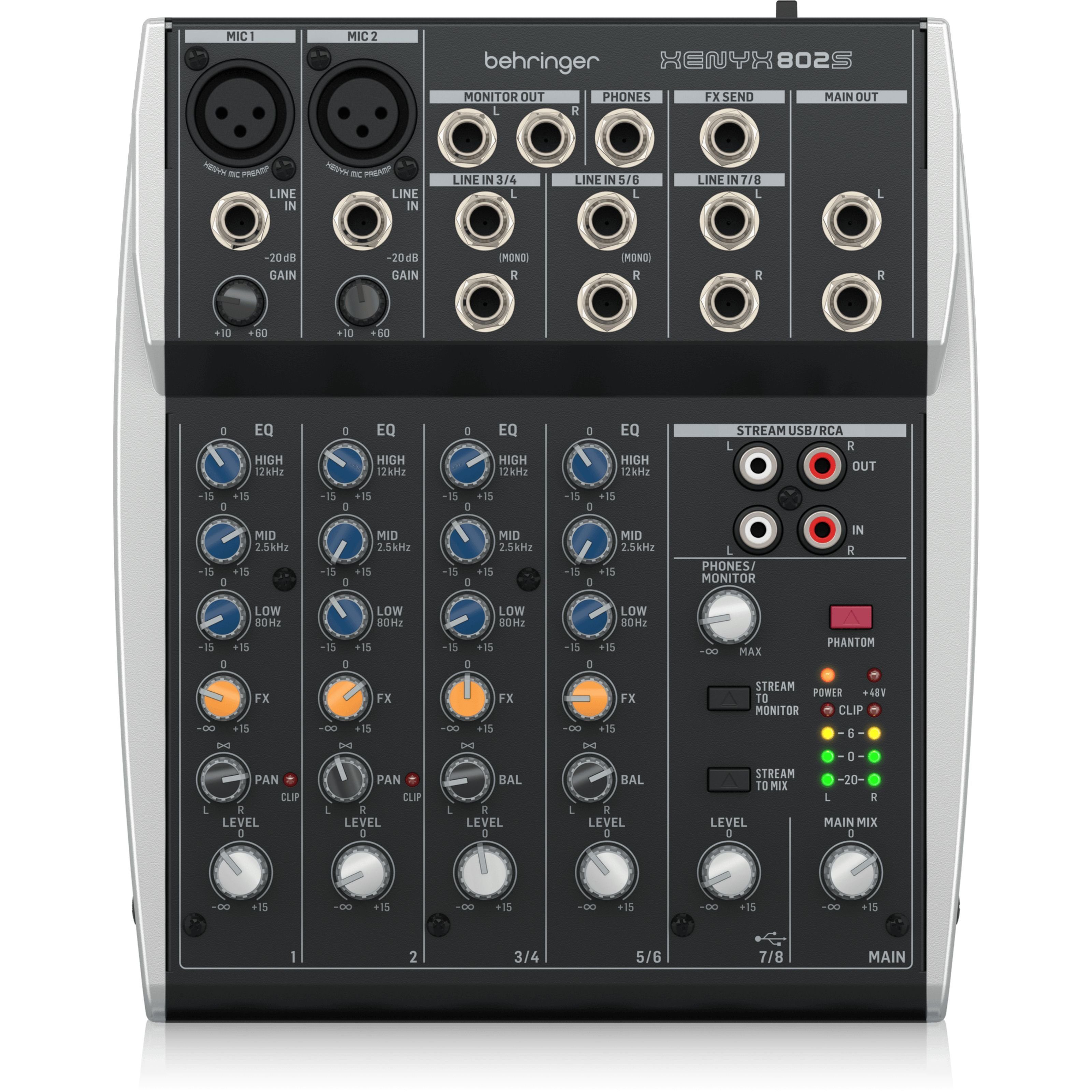 Behringer Mischpult, XENYX 802S - Analogmixer