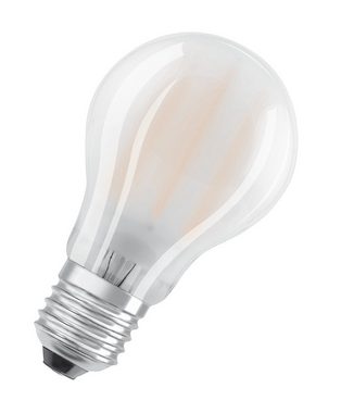 Osram LED-Leuchtmittel 3ER PACK LED BASE E27 GLÜHBIRNE MATT, E27, Warmweiß