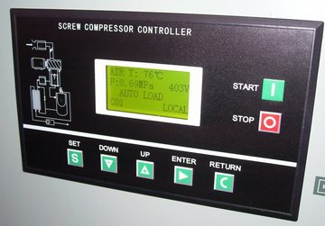 Apex Kompressor Schraubenkompressor 15kW Kompressor 2100 500L + Drucklufttrockner, 15000 W