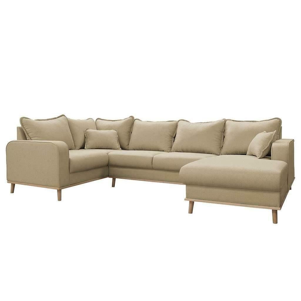 JVmoebel Ecksofa, U-Form Couch Wohnlandschaft Ecksofa Garnitur Modern Design Sofa
