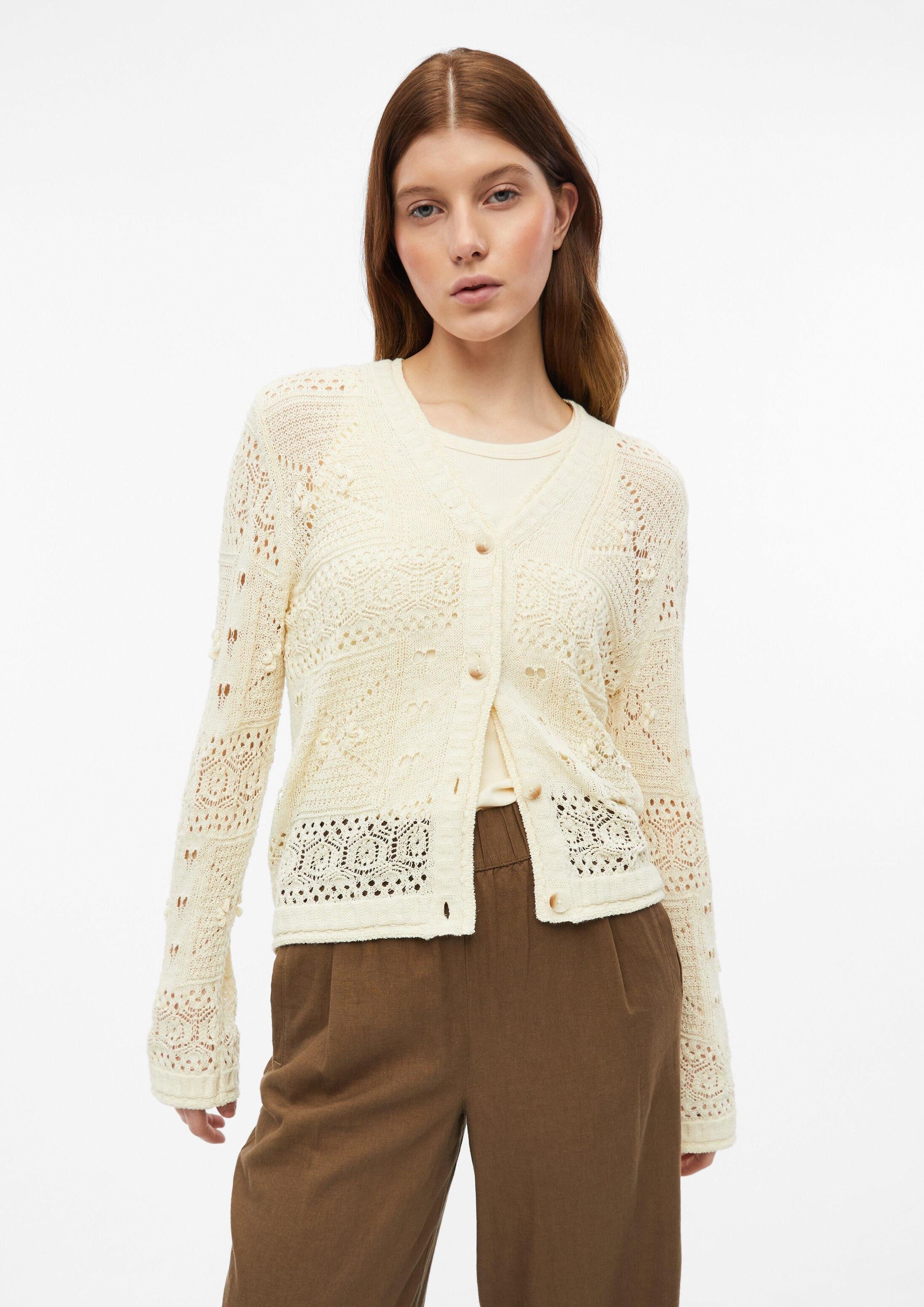s.Oliver Cardigan Strickjacke Ajour-Strickjacke