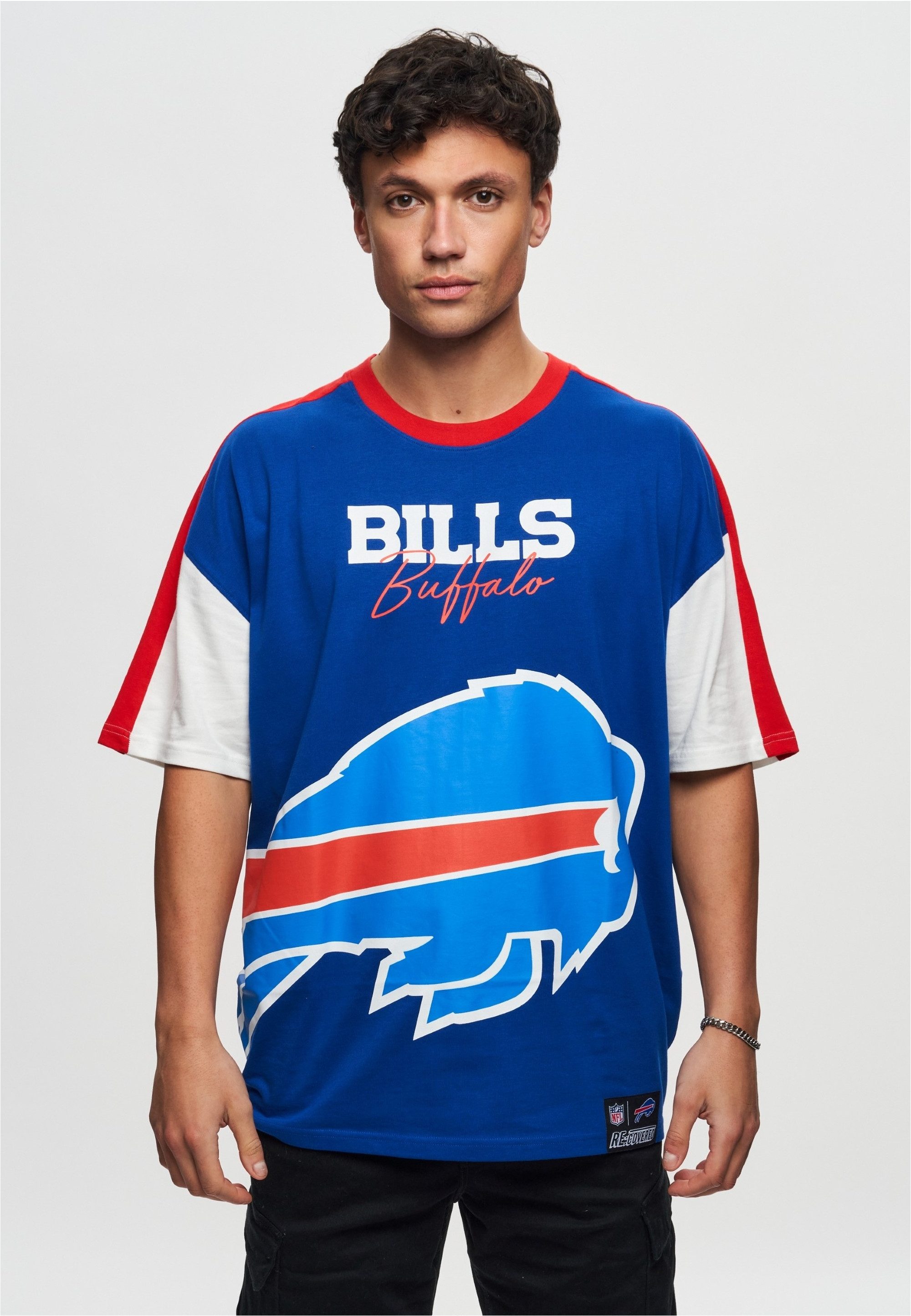 Recovered T-Shirt NFL Bills Buffalo Cut and Sew Oversized (1-tlg) für alle Buffalo Bills-Fans