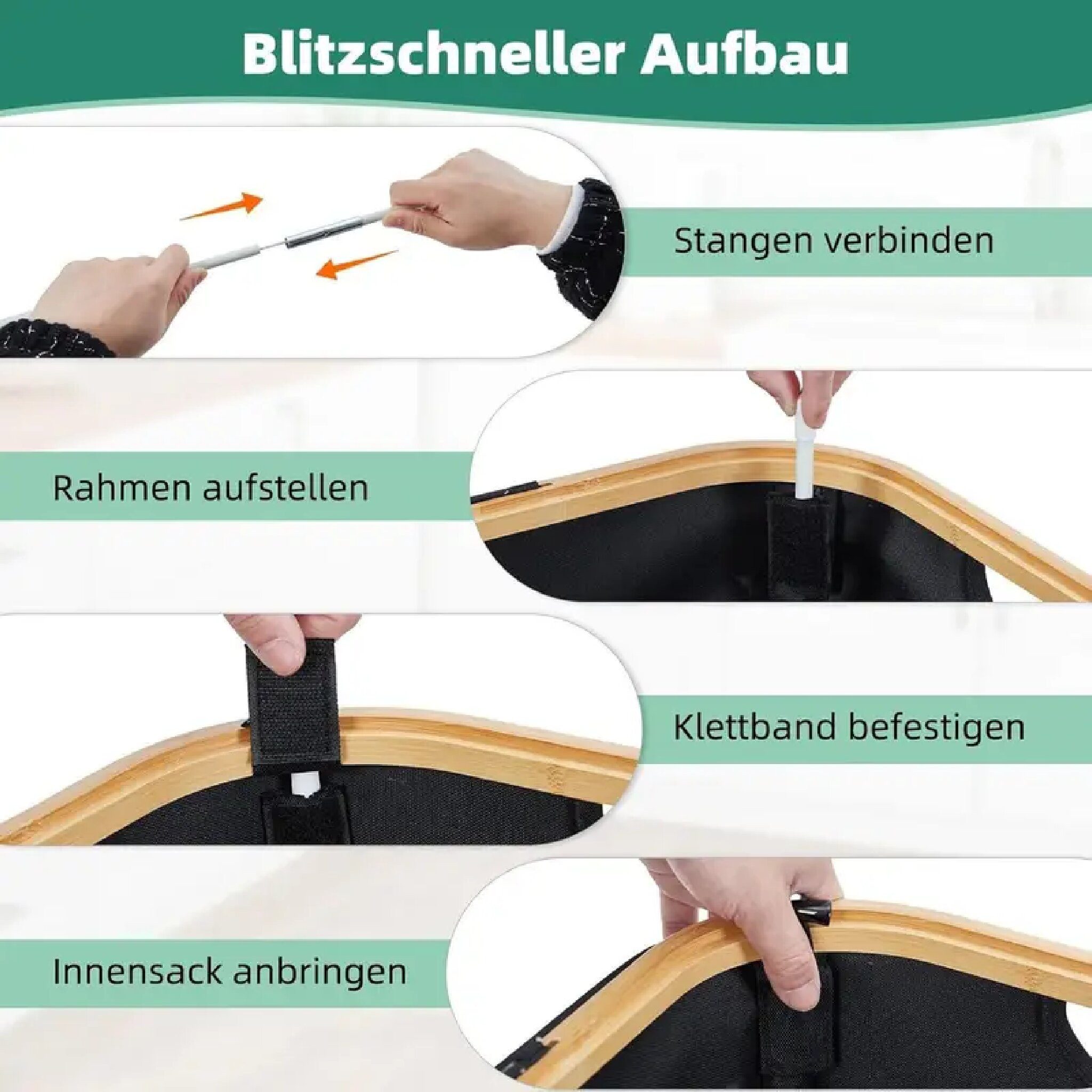 GarveeMore Mülltonnenbox 160L Pfandflaschen Aufbewahrung mit Deckel, inkl. 2 Innentaschen, Für Küche/Büro/Outdoor, Groß Behälter Leergut Flaschensammler