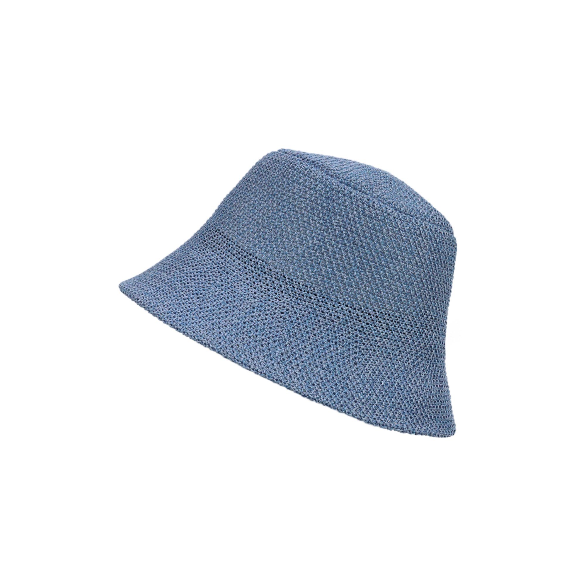 ZEBRO Fischerhut Bucket Hat für Damen aus luftigem Papierstroh