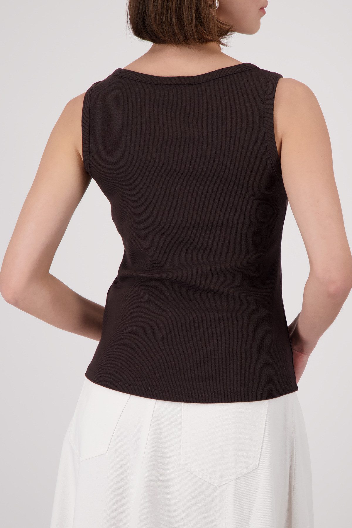 Monari Tanktop mit Glitzersteinchen