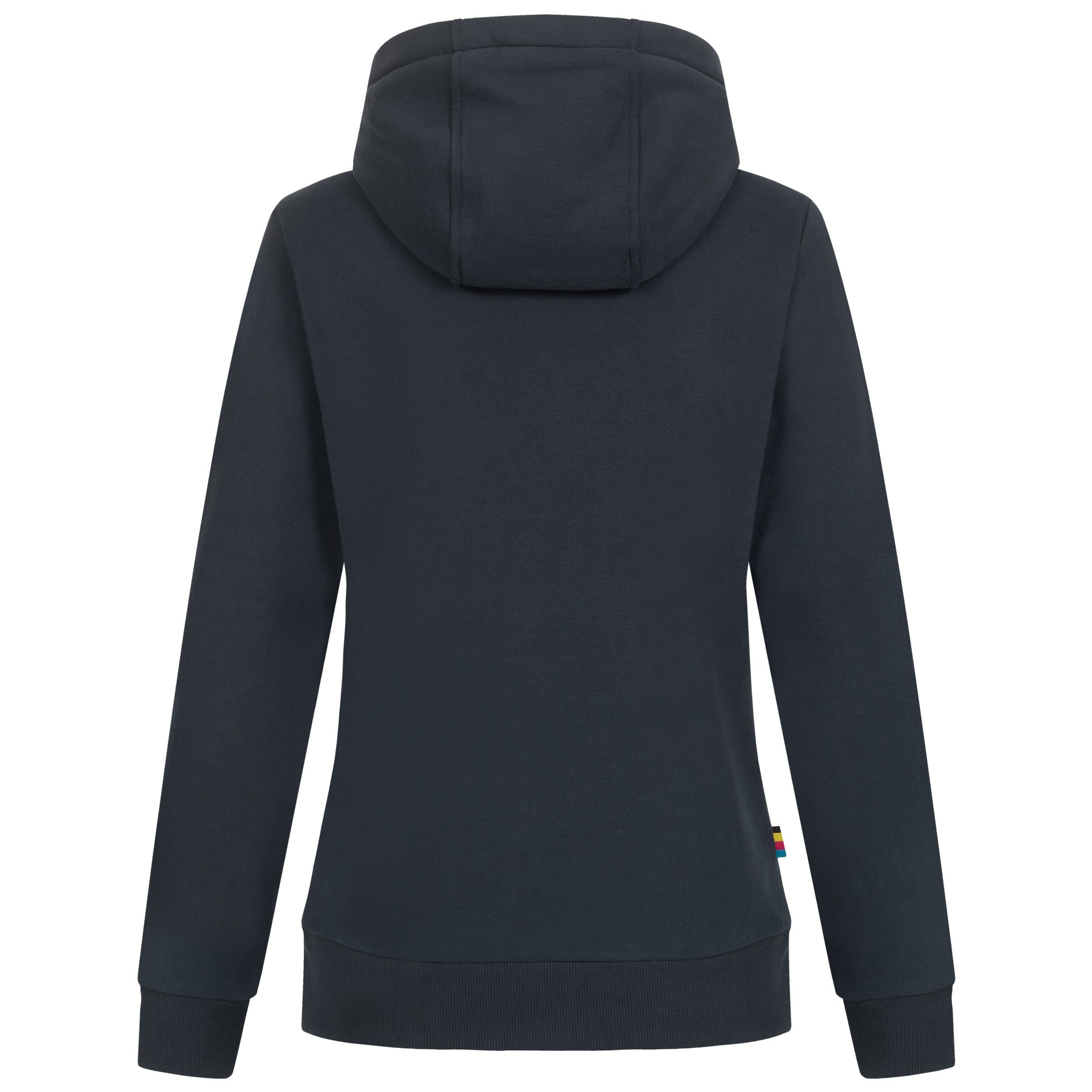 DEPROC Active Kapuzensweatshirt HildaCMYK II WOMEN weiche Fleecejacke mit Kängurutasche