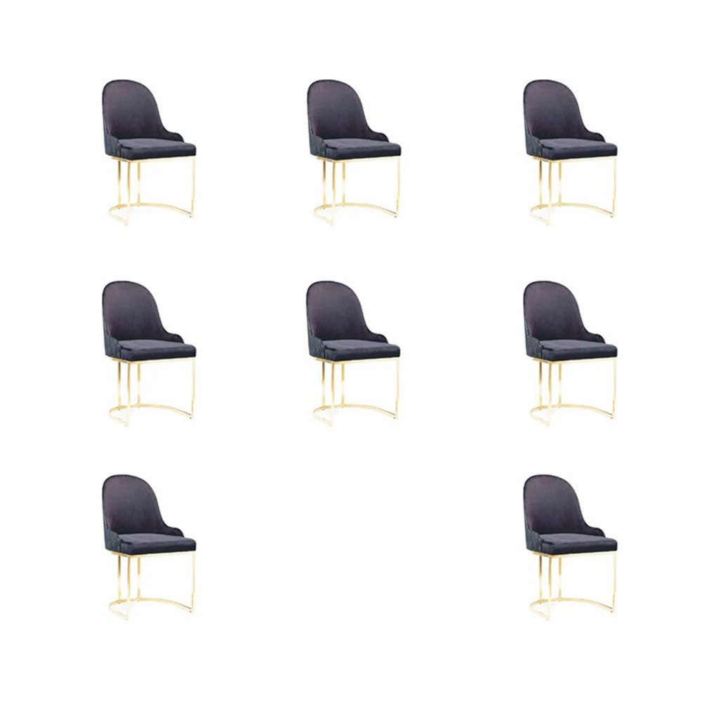 Xlmoebel Sitzgruppe Stilvolle Garnitur mit gepolsterten Sitzen im modernen Design, (Garnitur, 1-tlg., 8x Stühle 60 x 58 x 82 cm), Hergestellt in Europa