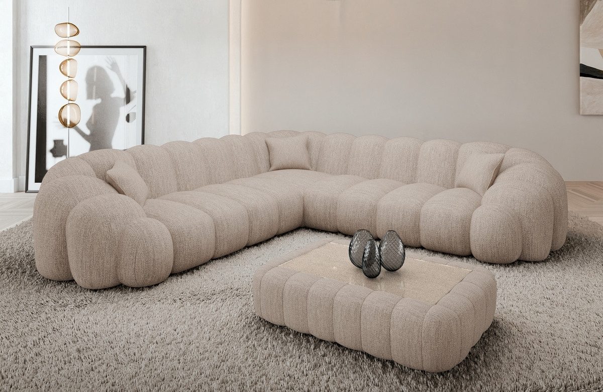 Sofa Dreams Ecksofa Rajada L Form Couch, 4-Sitzer, Design, Eckcouch, Stoffbezug