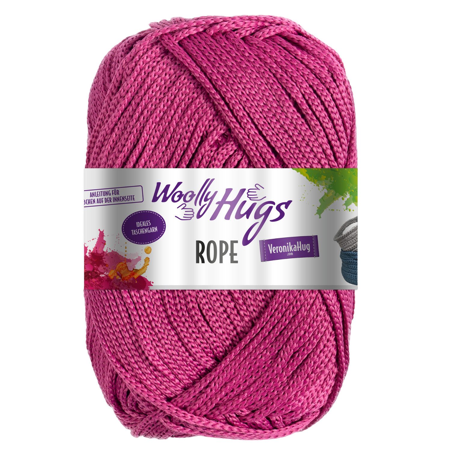 Woolly Hugs Woolly Hugs ROPE 200 g vielseitiges und ideales Taschengarn 140 m Häkelwolle, 140 m (vielseitiges und ideales Taschengarn), 200 g