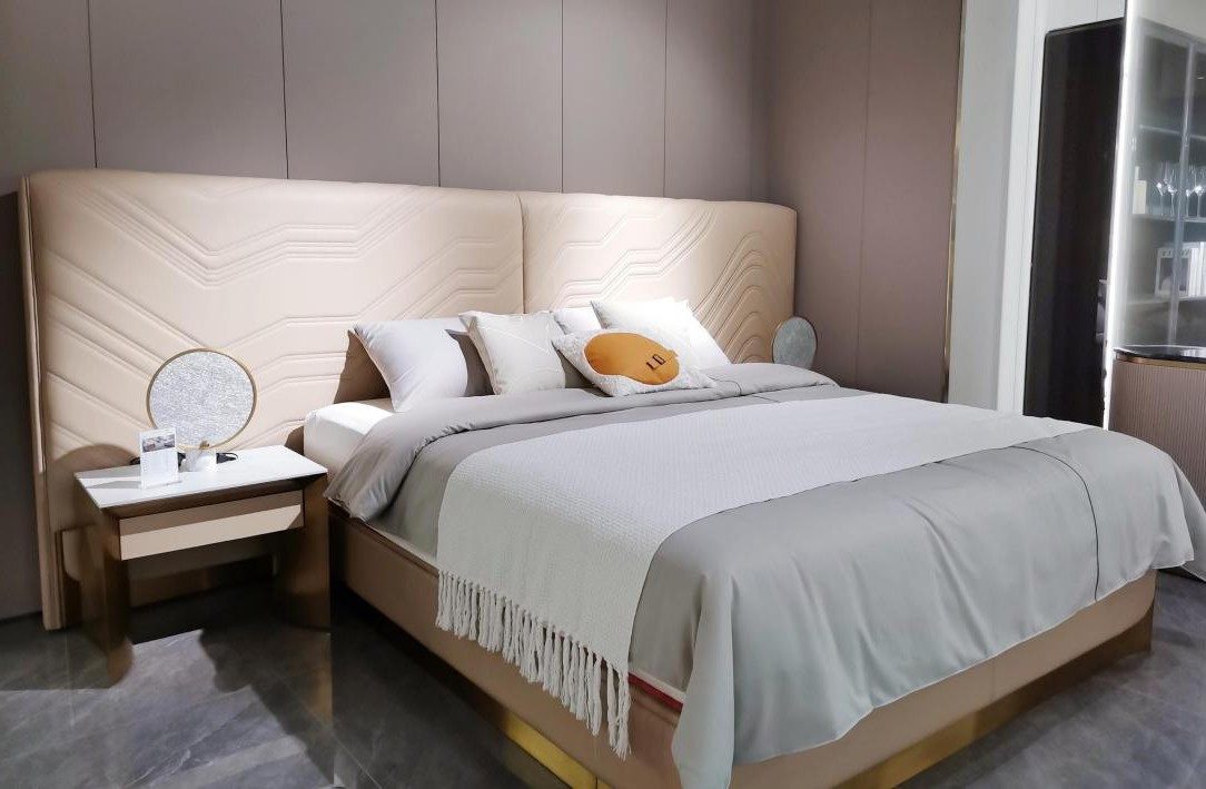 Xlmoebel Polsterbett Elegantes Doppelbett aus hochwertigem Material in stilvollem Design (Bett), Hergestellt in Europa