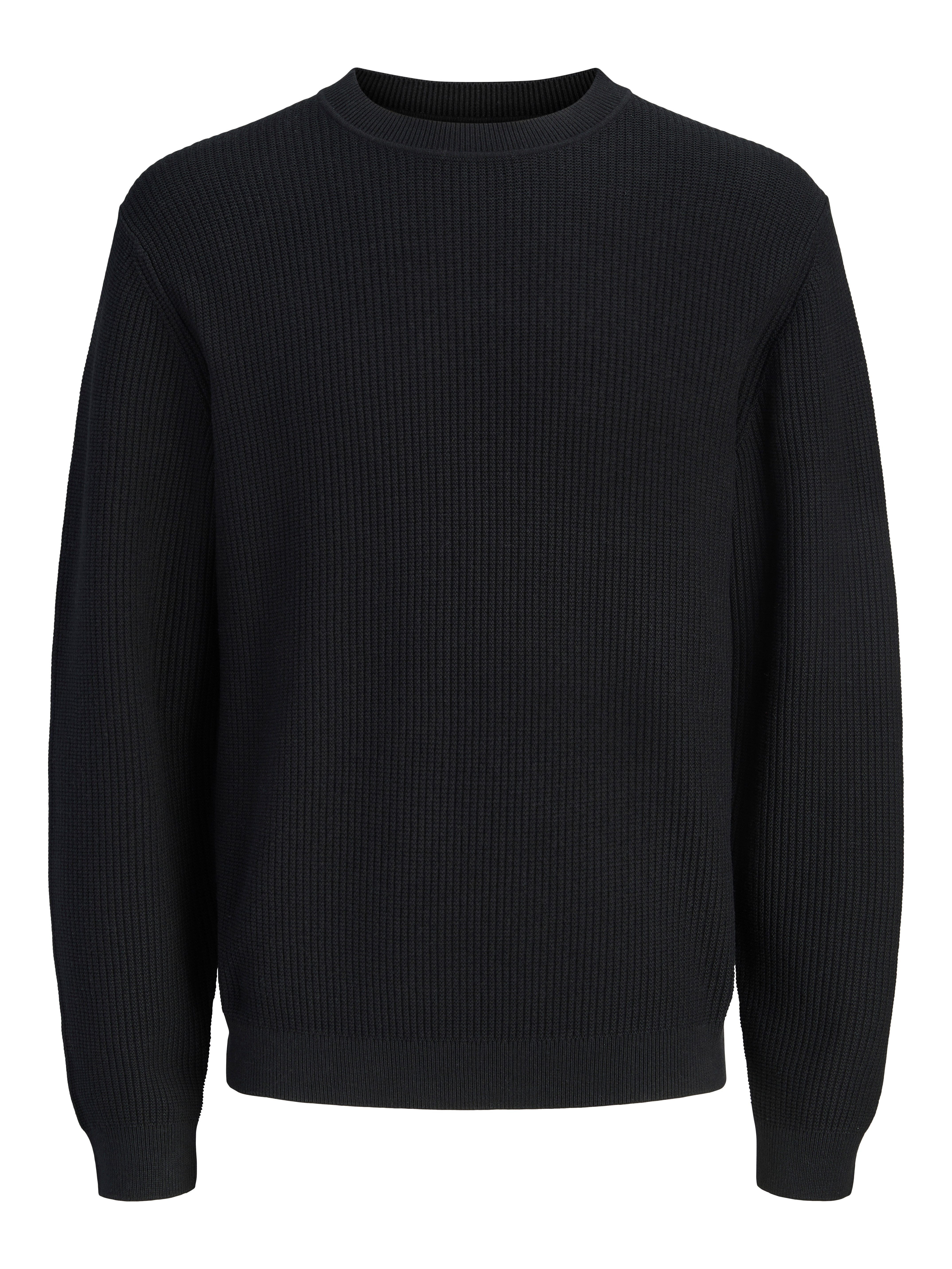 Jack & Jones Rundhalspullover JPRBLACONNOR KNIT CREW NECK Baumwolle, regular fit