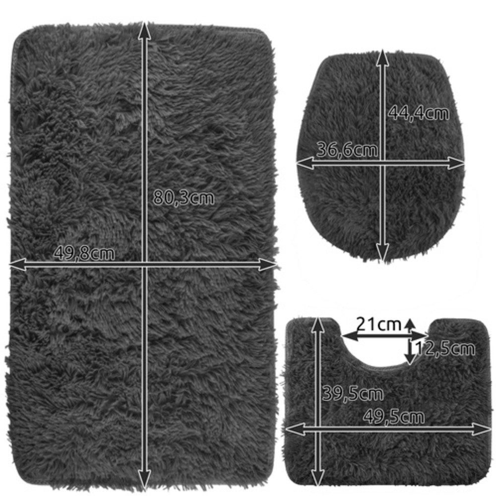 Ruhhy Badematte Badteppiche Badematte Klomatte, Höhe 50 mm, rutschhemmend b günstig online kaufen